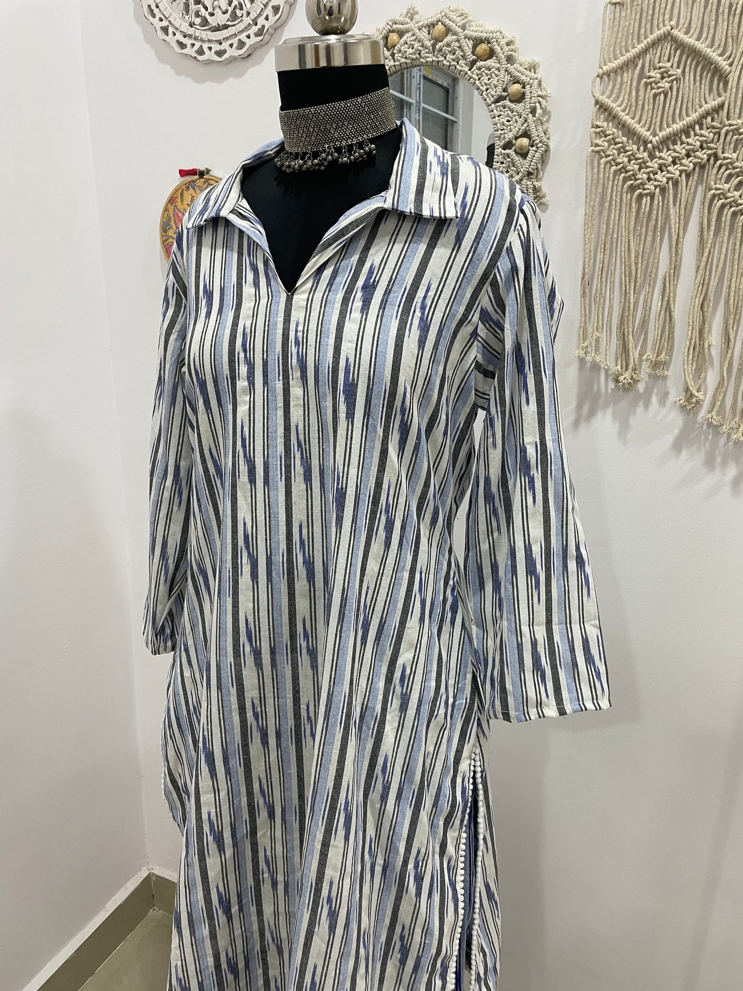 Pathani ikat Coord set