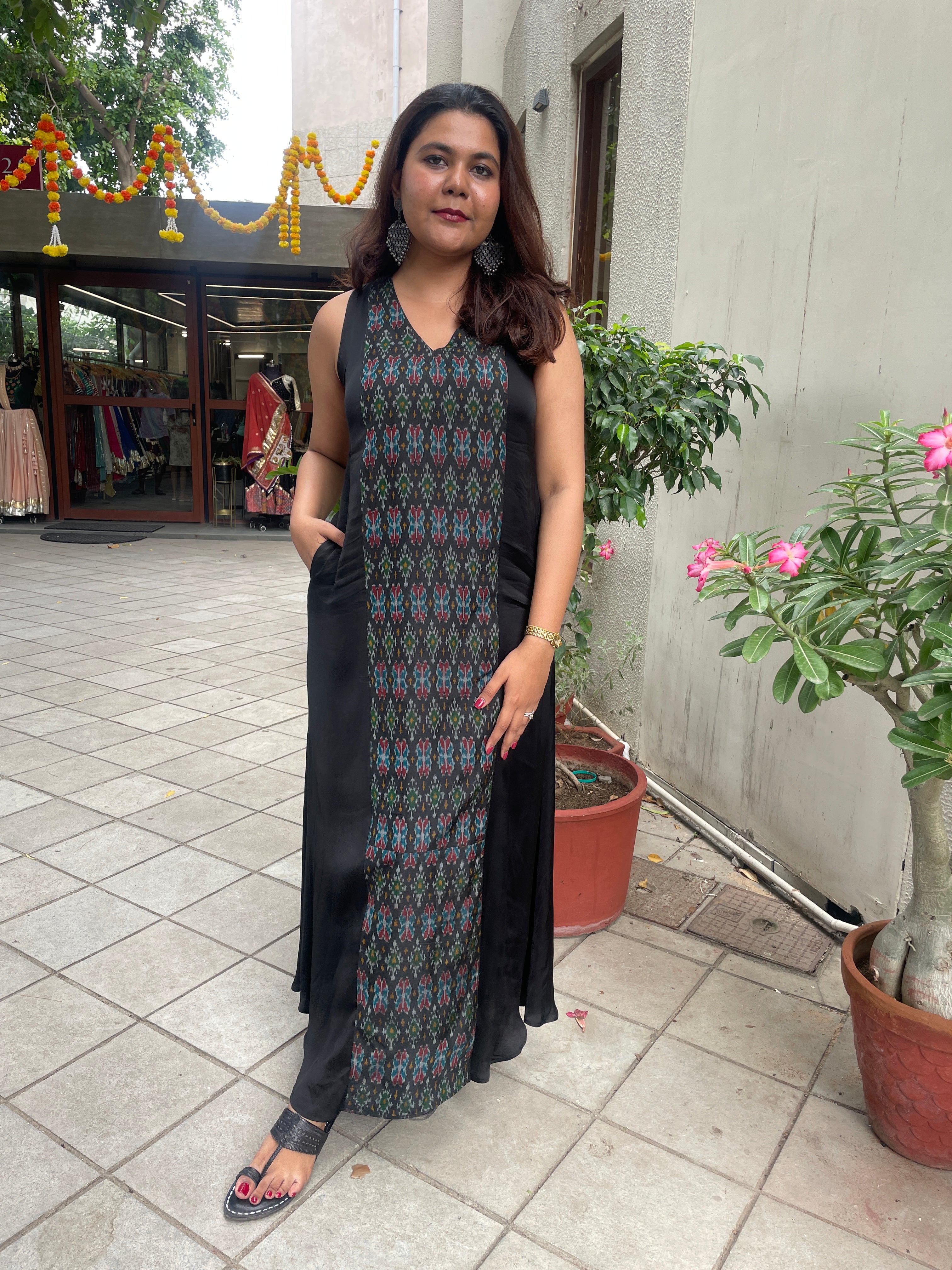 Luxe edit: Ikat modal maxi dress