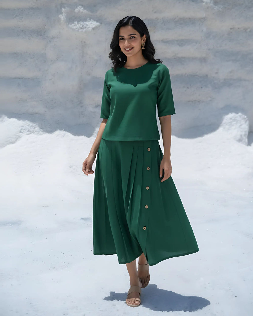 Lata pure cotton co-ord set