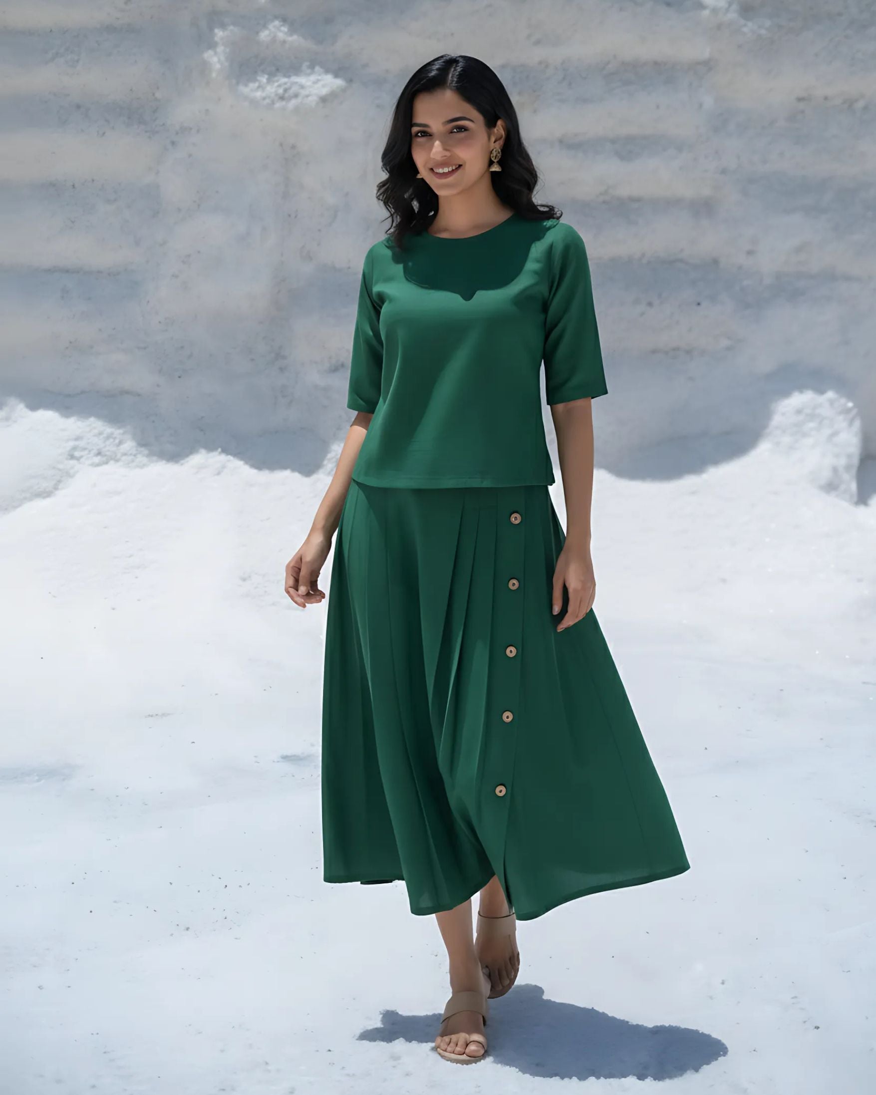 Lata pure cotton co-ord set