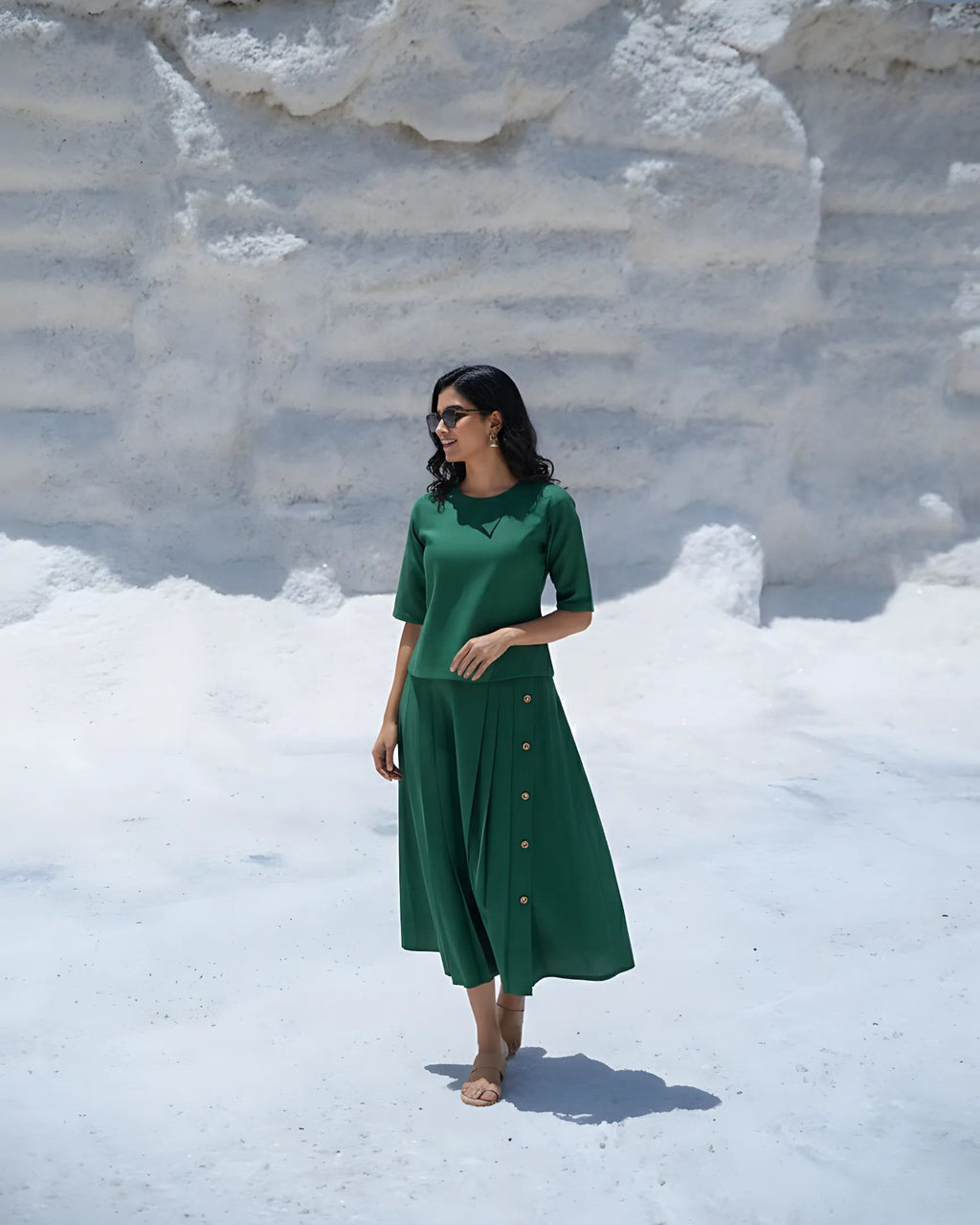 Lata pure cotton co-ord set