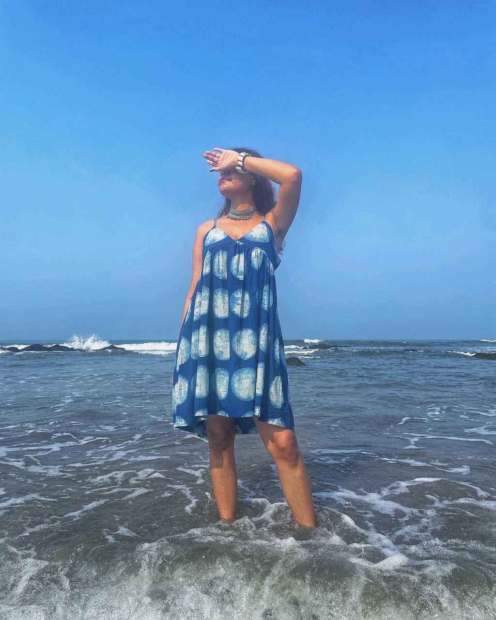 Chaand indigo dress