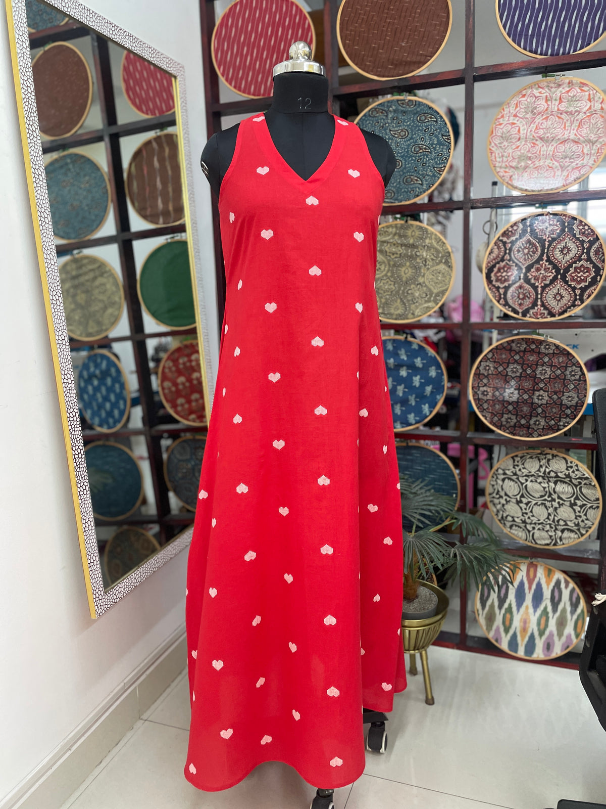 Dilruba pure cotton maxi dress