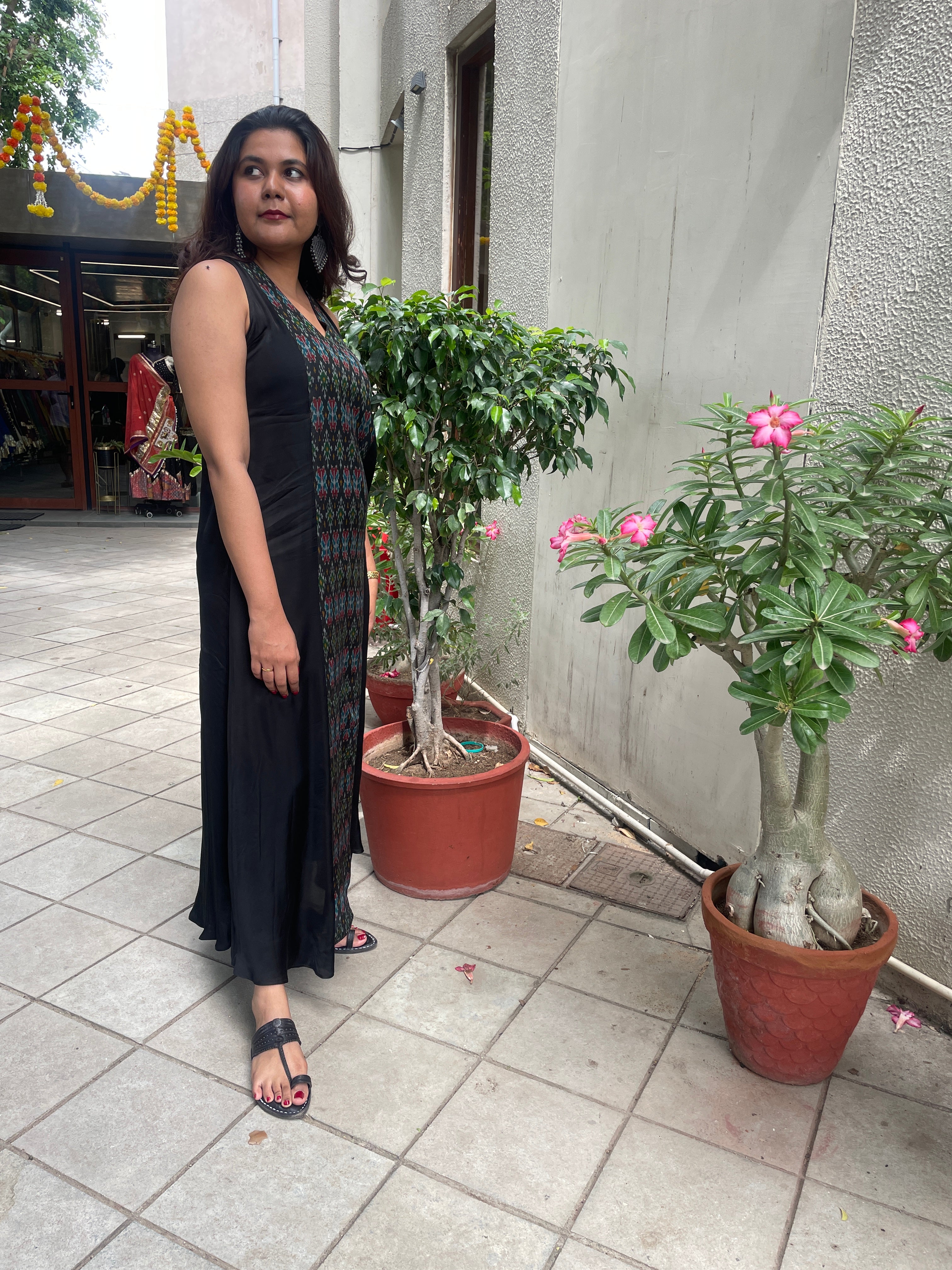 Luxe edit: Ikat modal maxi dress