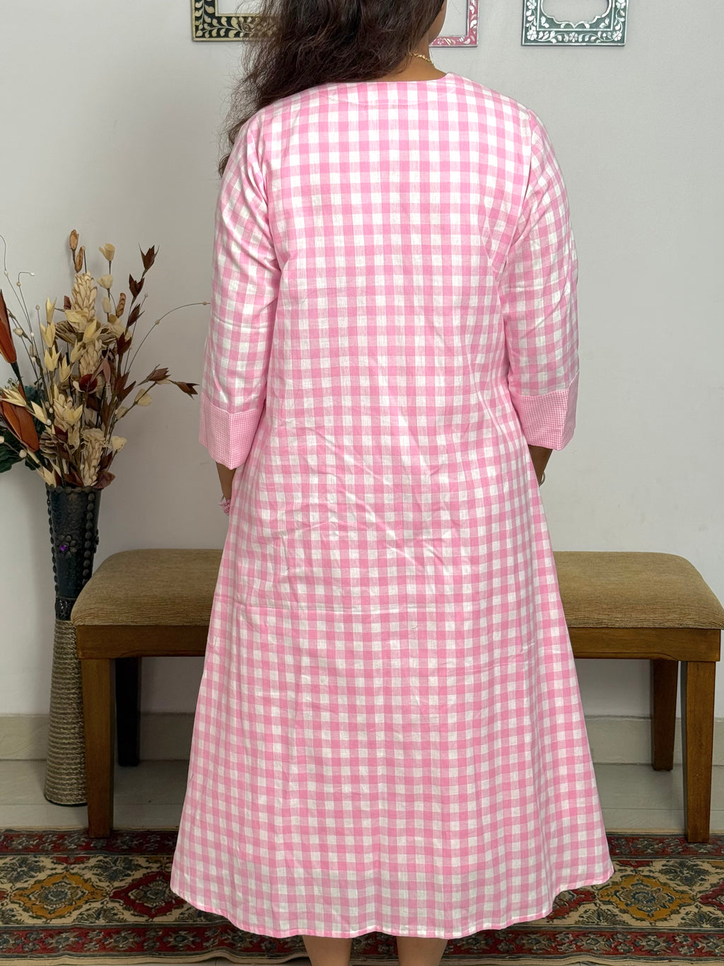 Bubblegum pure cotton layered dress