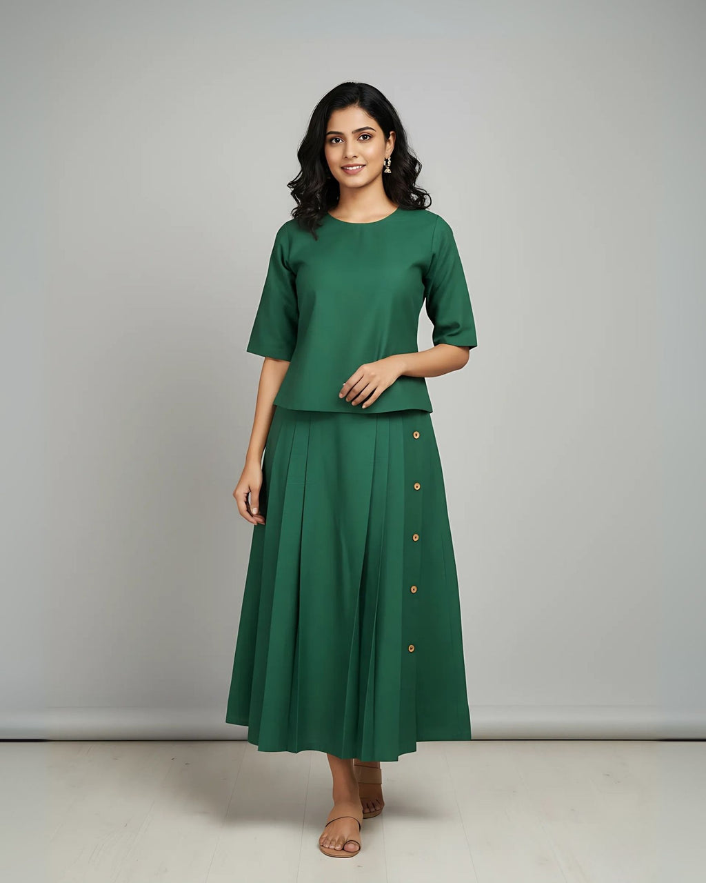 Lata pure cotton co-ord set