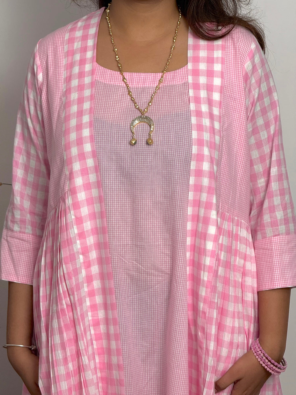 Bubblegum pure cotton layered dress