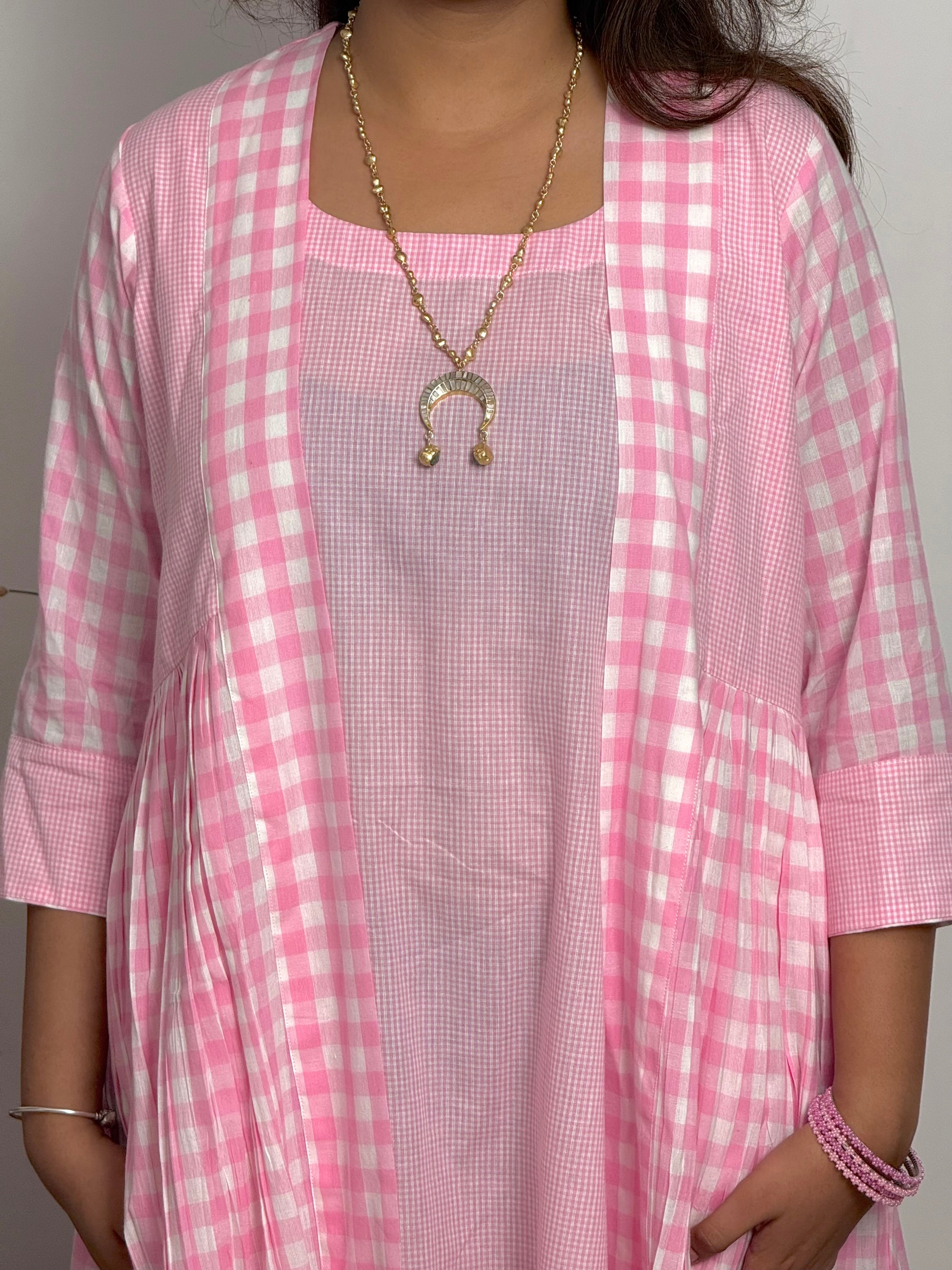 Bubblegum pure cotton layered dress