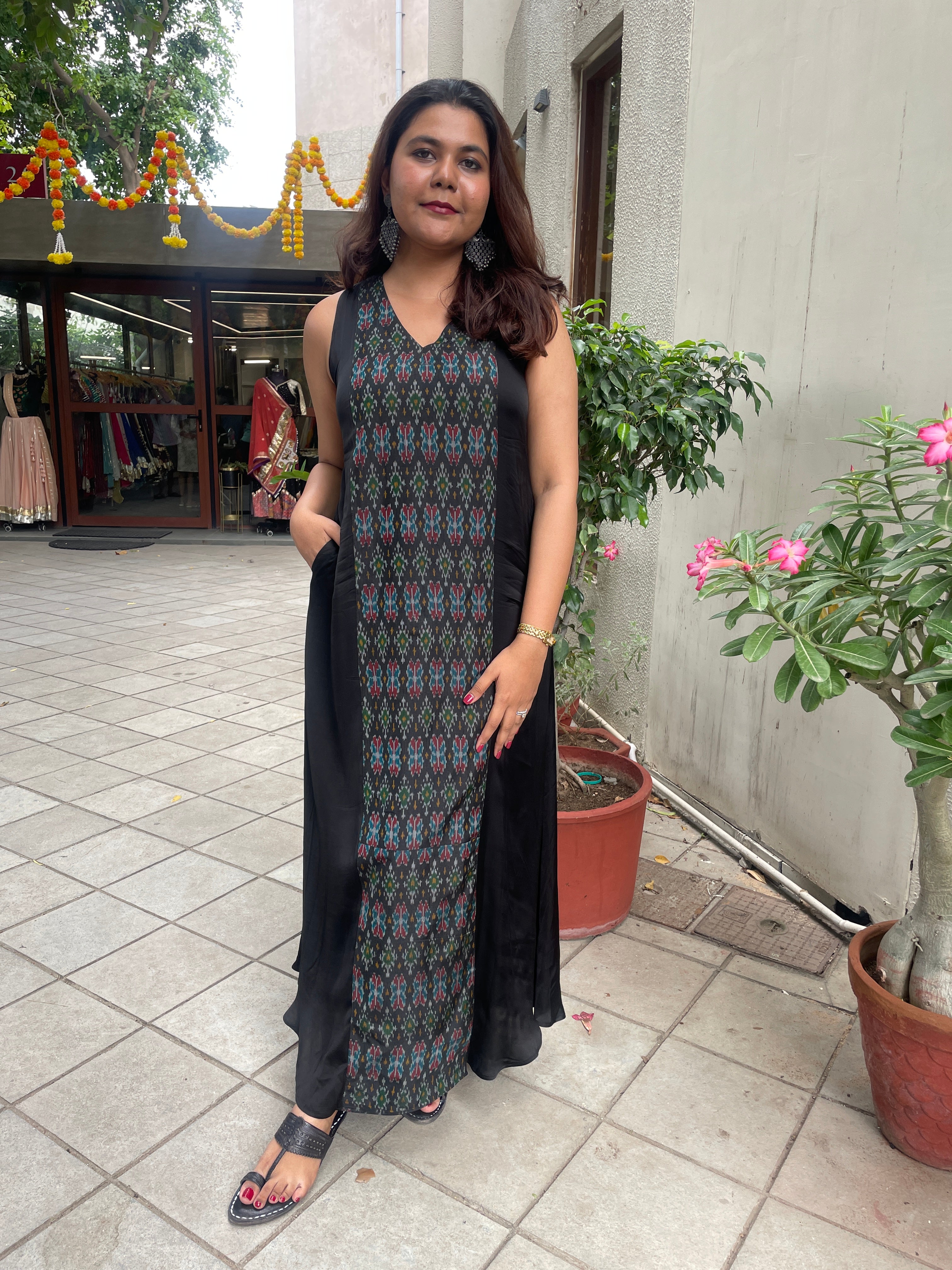 Luxe edit: Ikat modal maxi dress