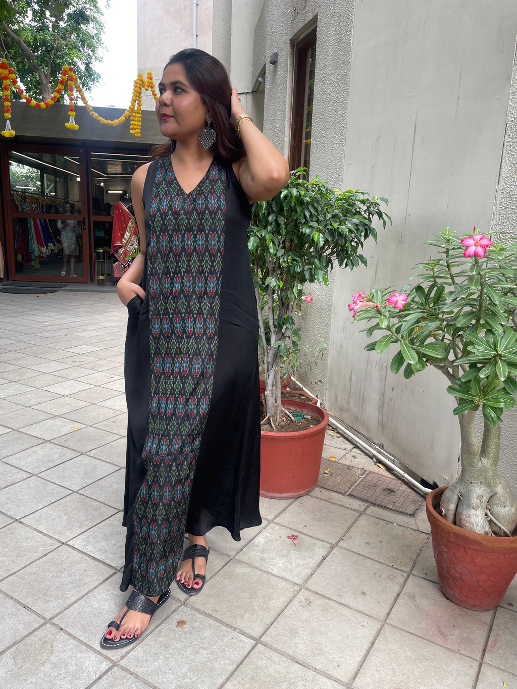 Luxe edit: Ikat modal maxi dress