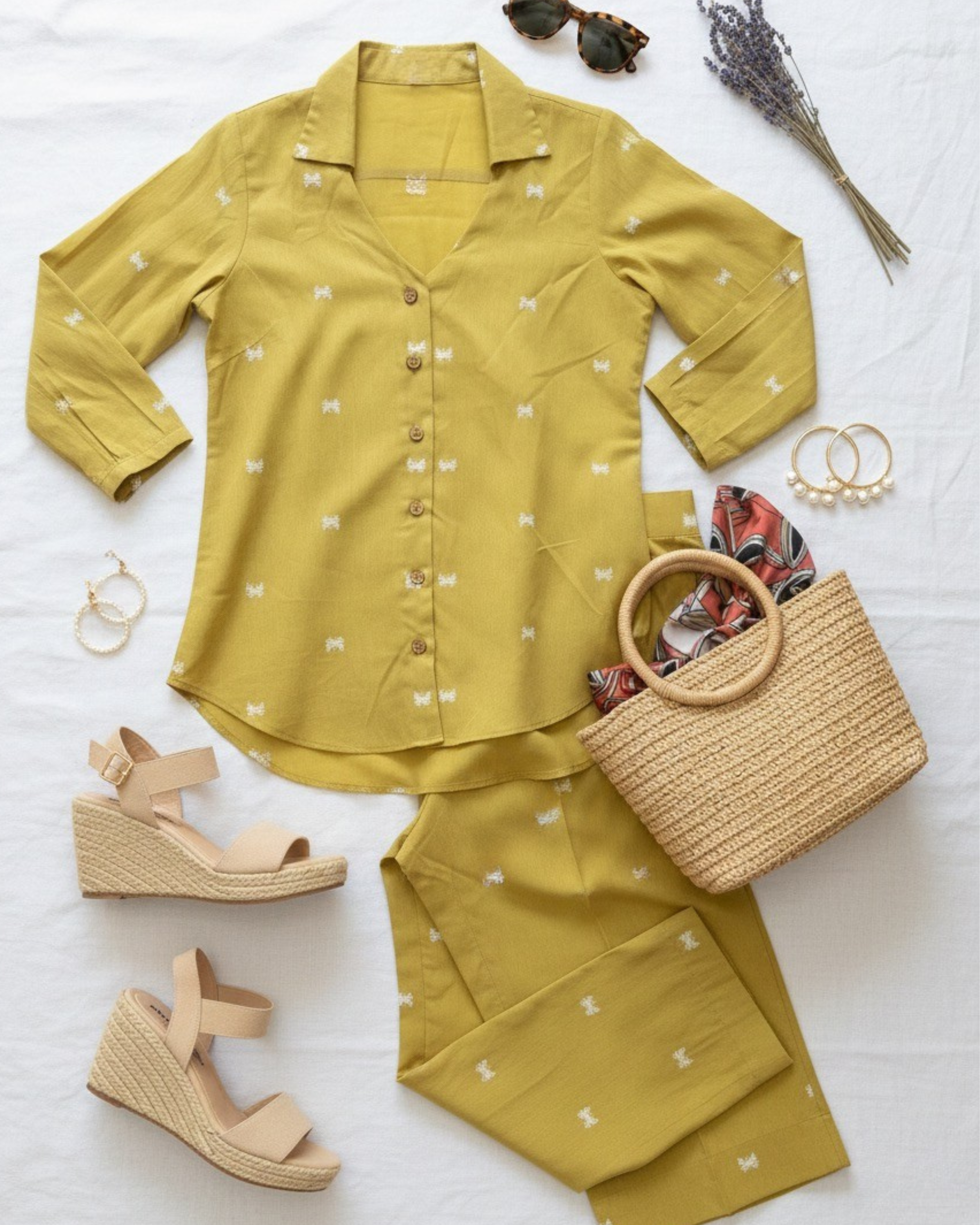 Titli pure cotton co-ord set