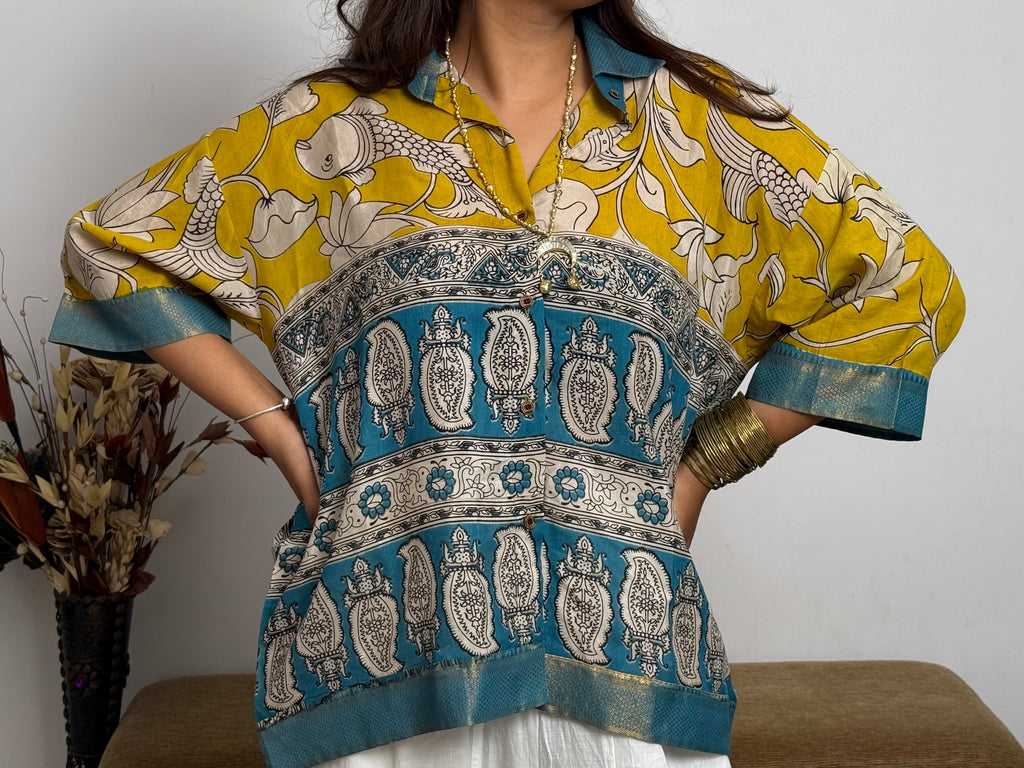 Kalamkari silk shirt - 4