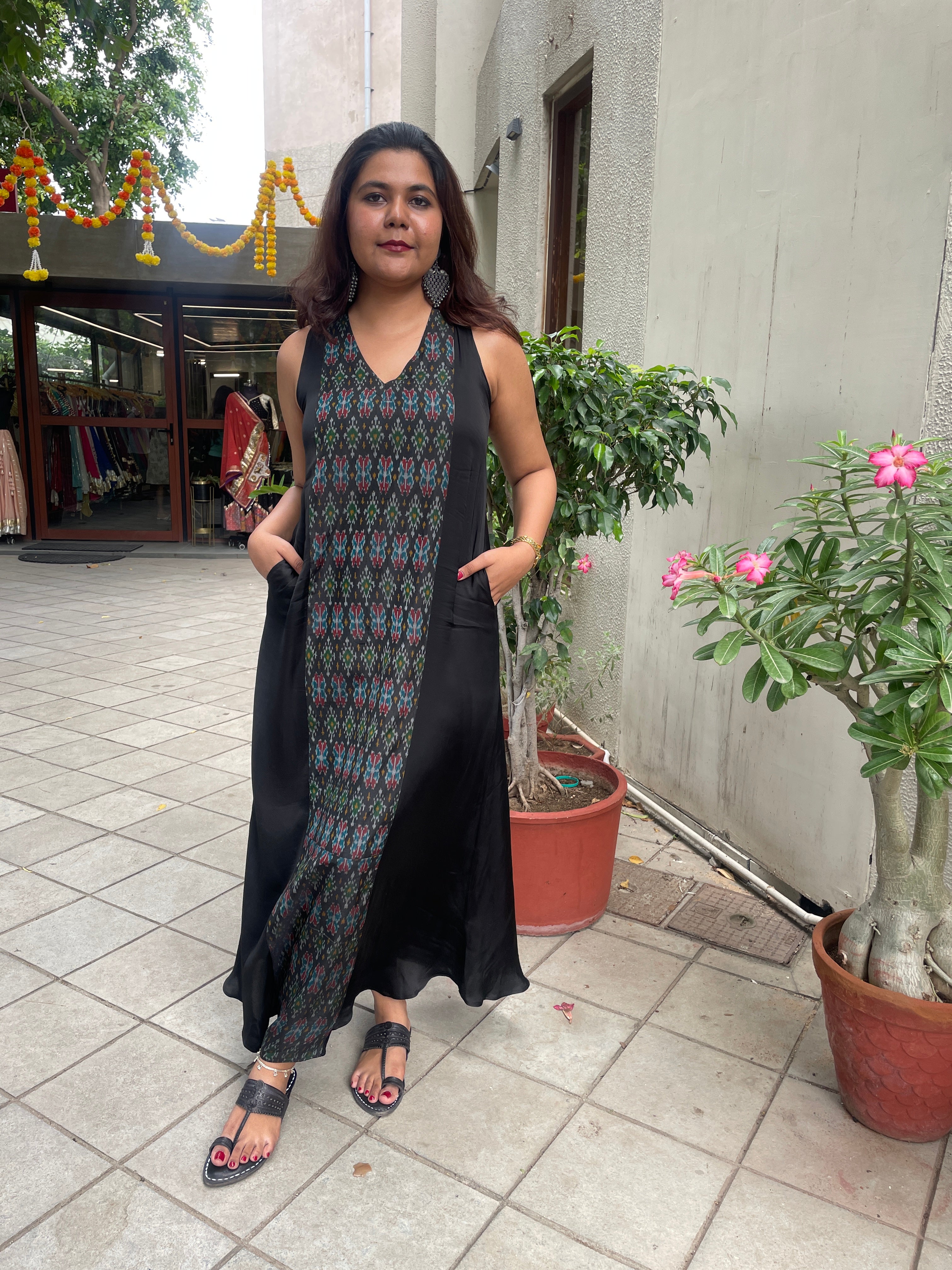 Luxe edit: Ikat modal maxi dress