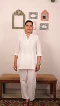 Safed ishq pure cotton co-ord set