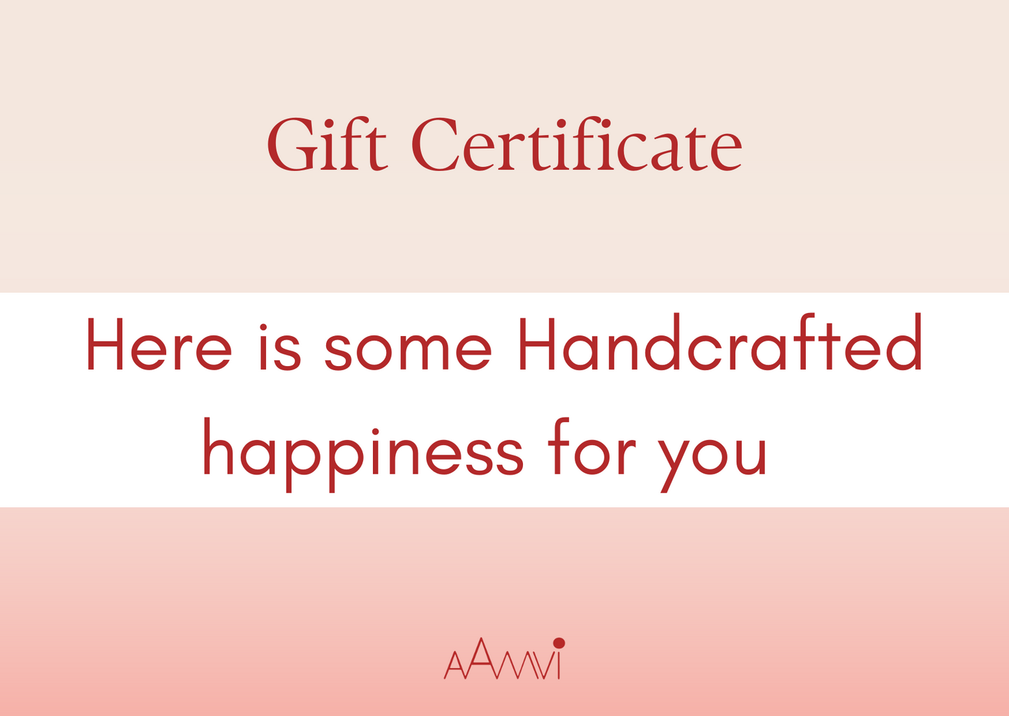 Aamvi Gift Card