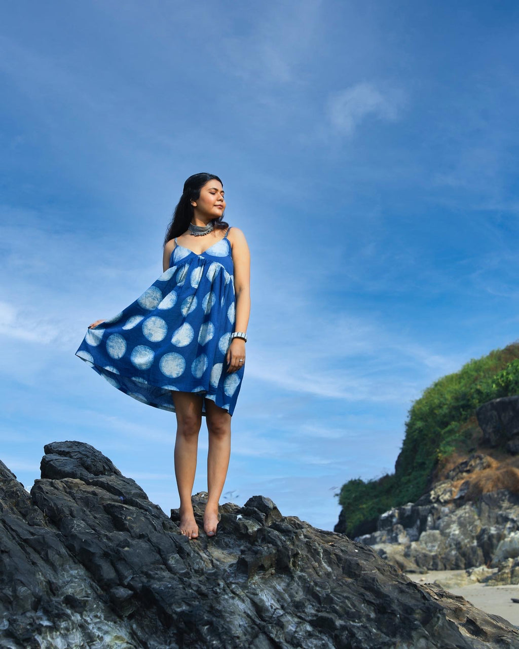 Chaand indigo dress