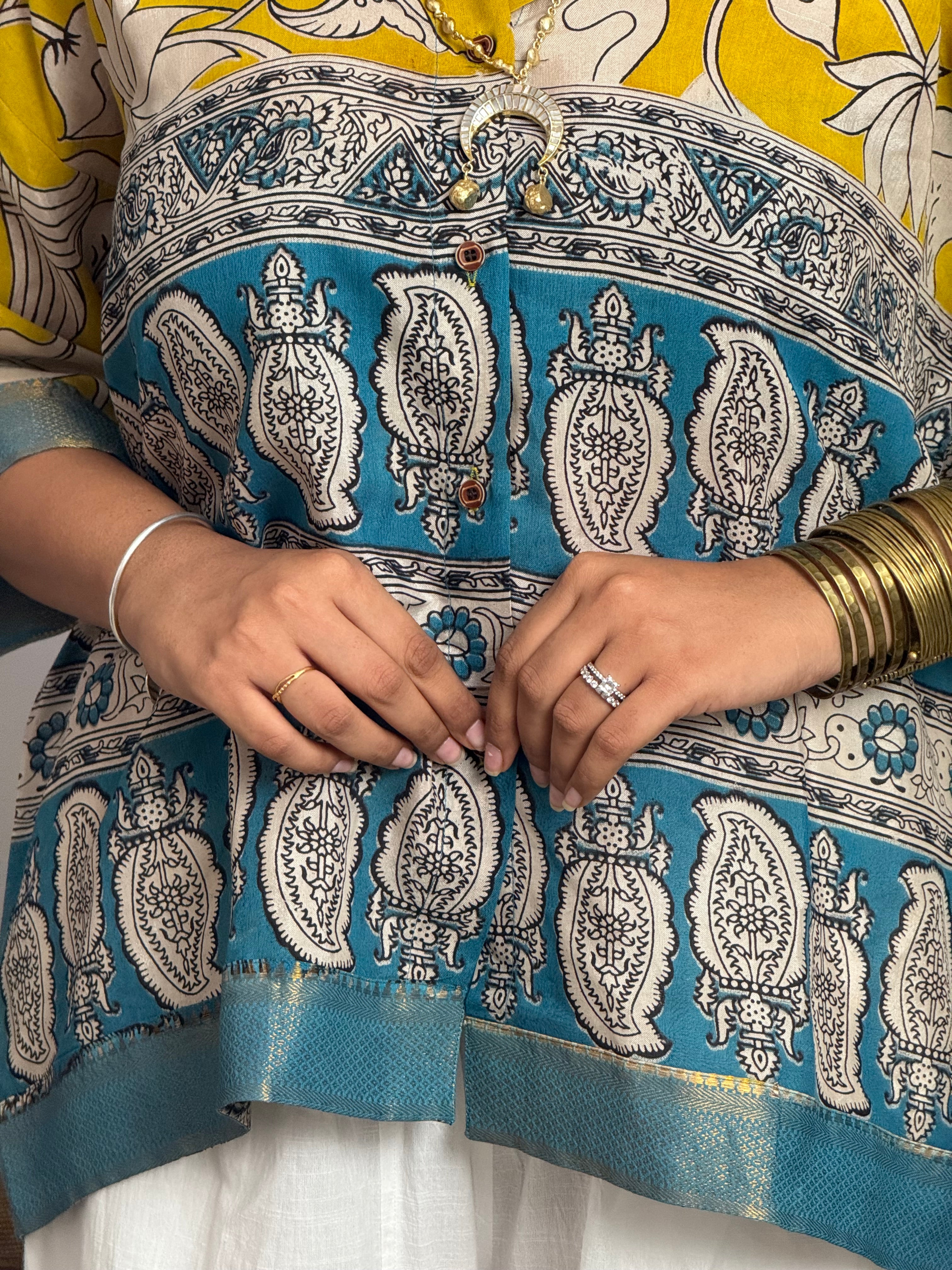 Kalamkari silk shirt - 4