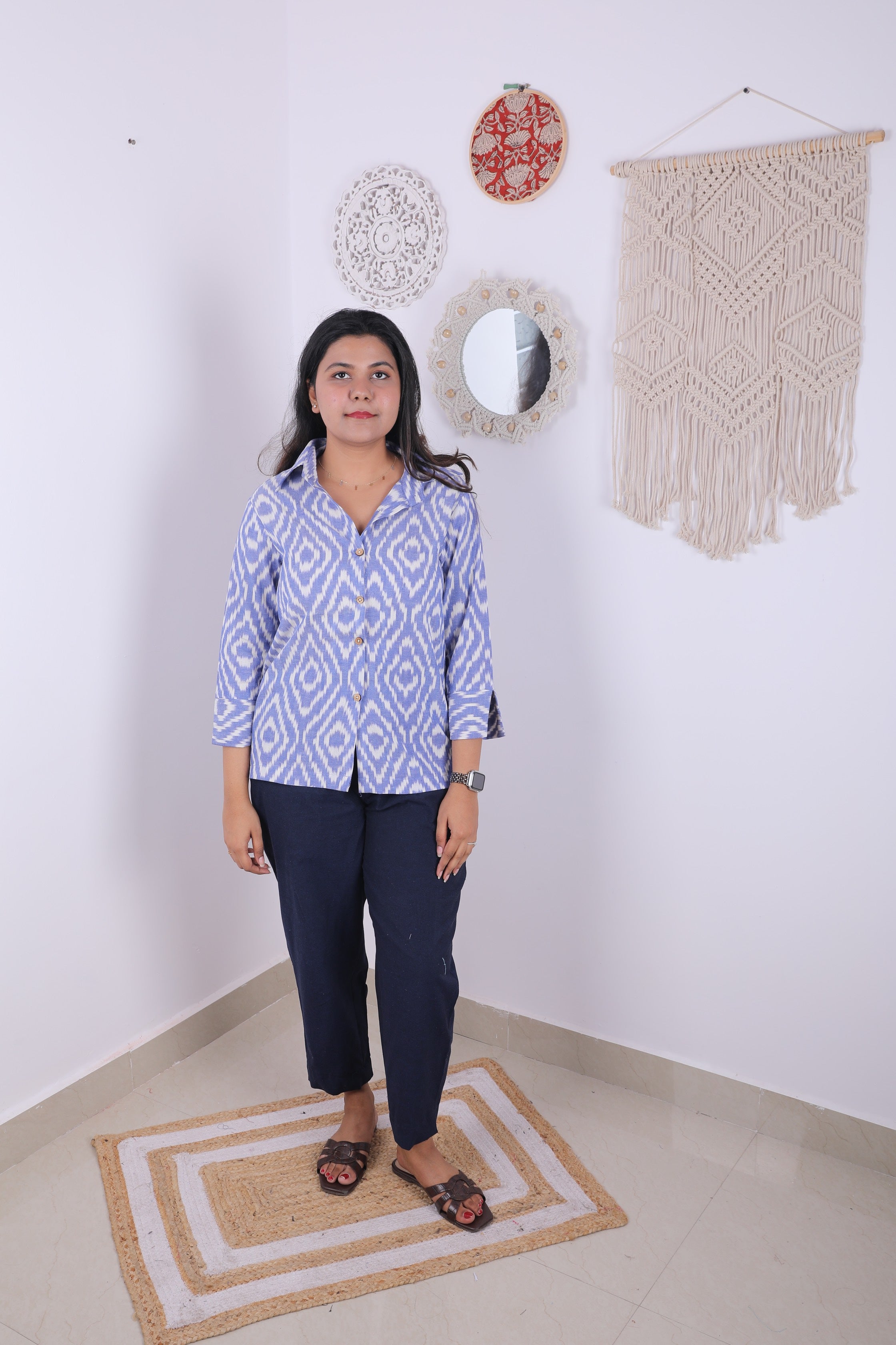 Keep it subtle ikat shirt