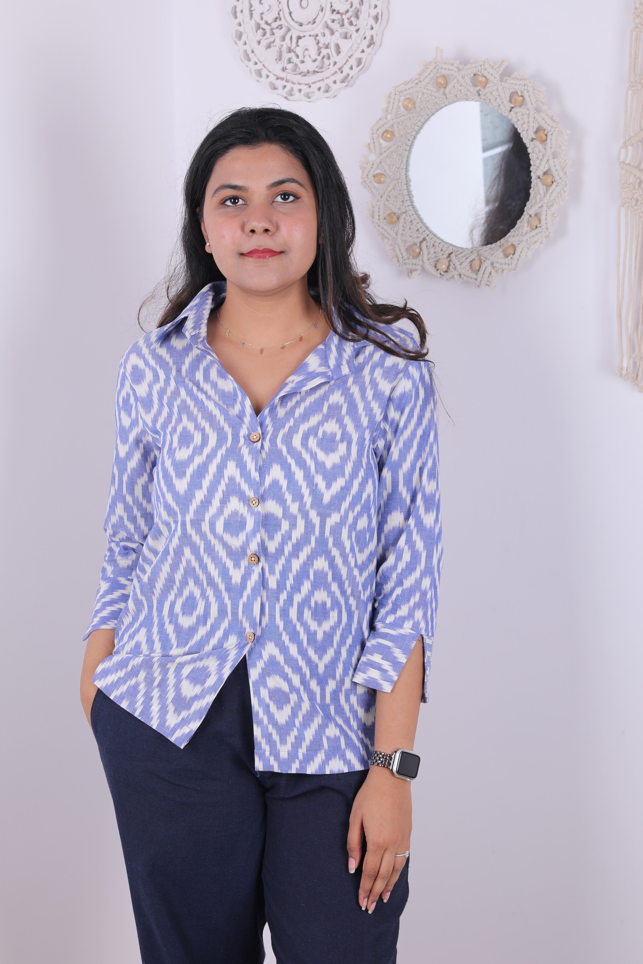 Keep it subtle ikat shirt