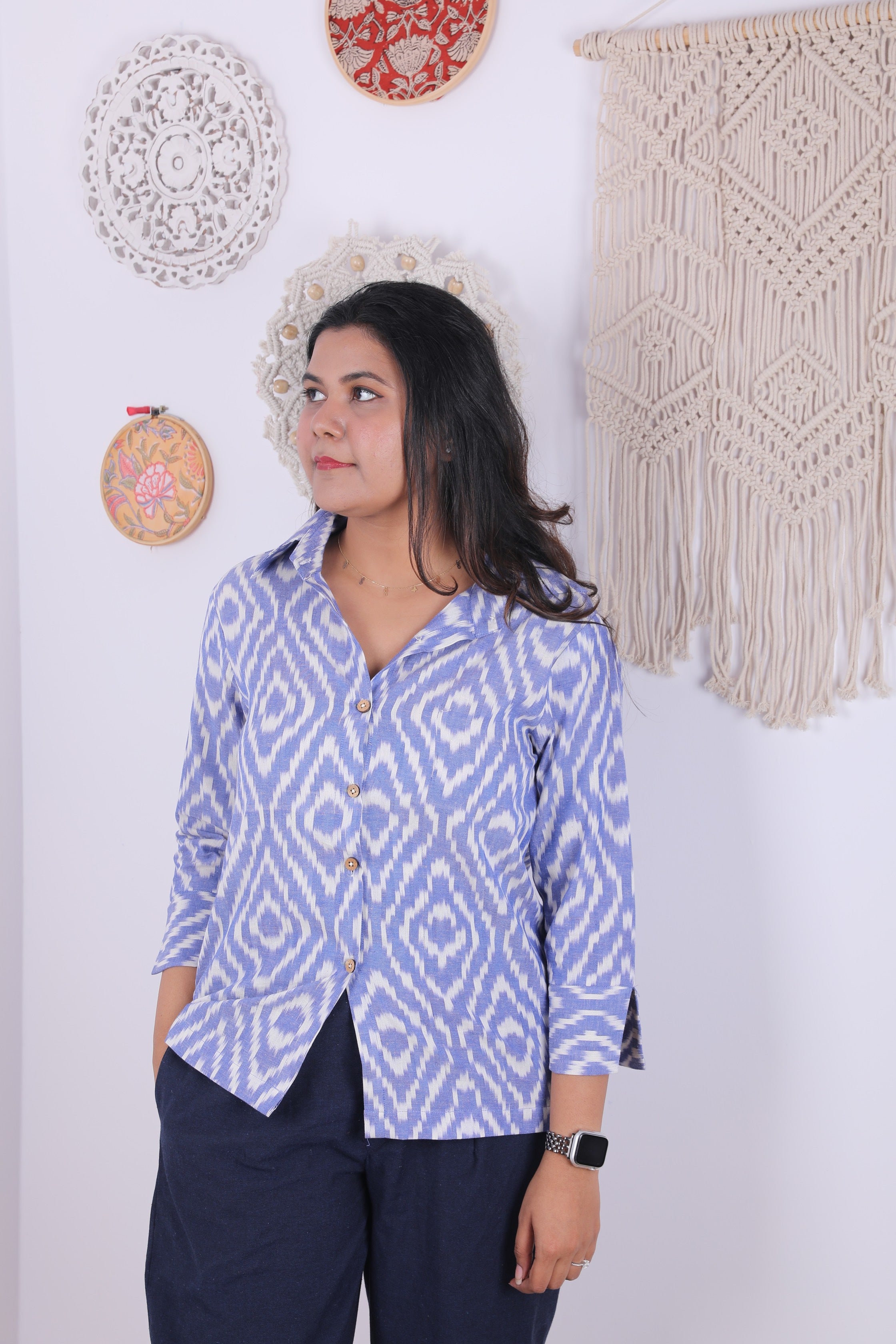 Keep it subtle ikat shirt