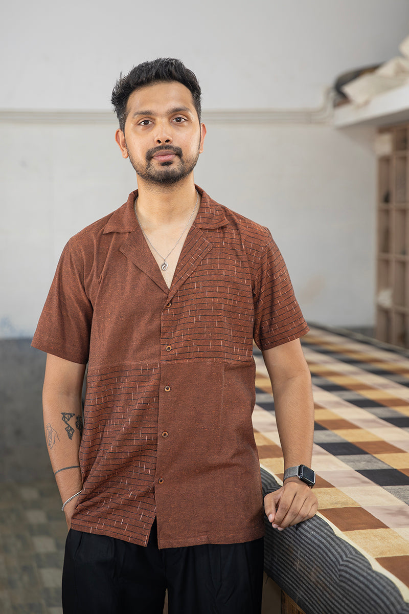 Mitti pure cotton ikat shirt