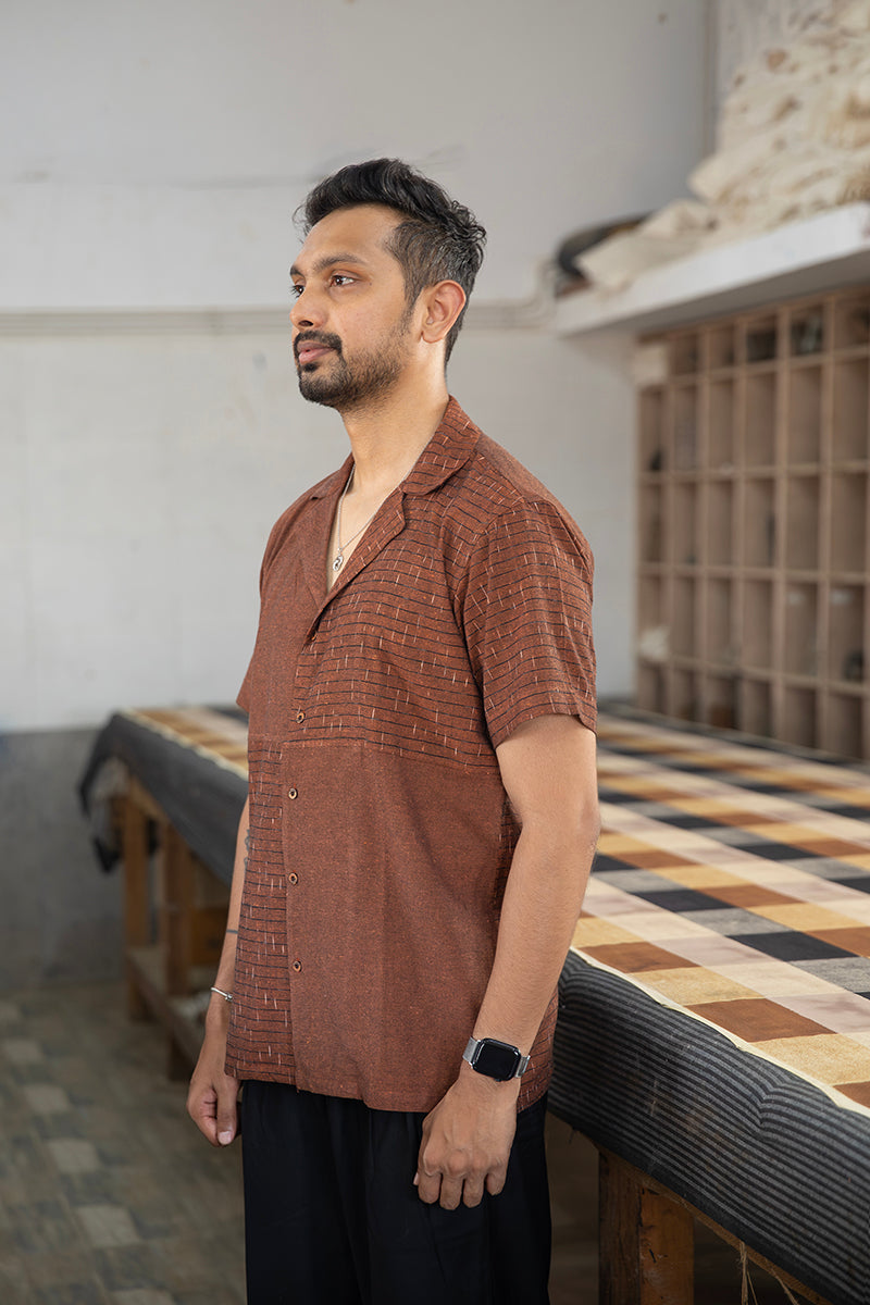 Mitti pure cotton ikat shirt