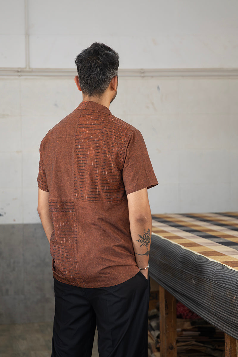 Mitti pure cotton ikat shirt