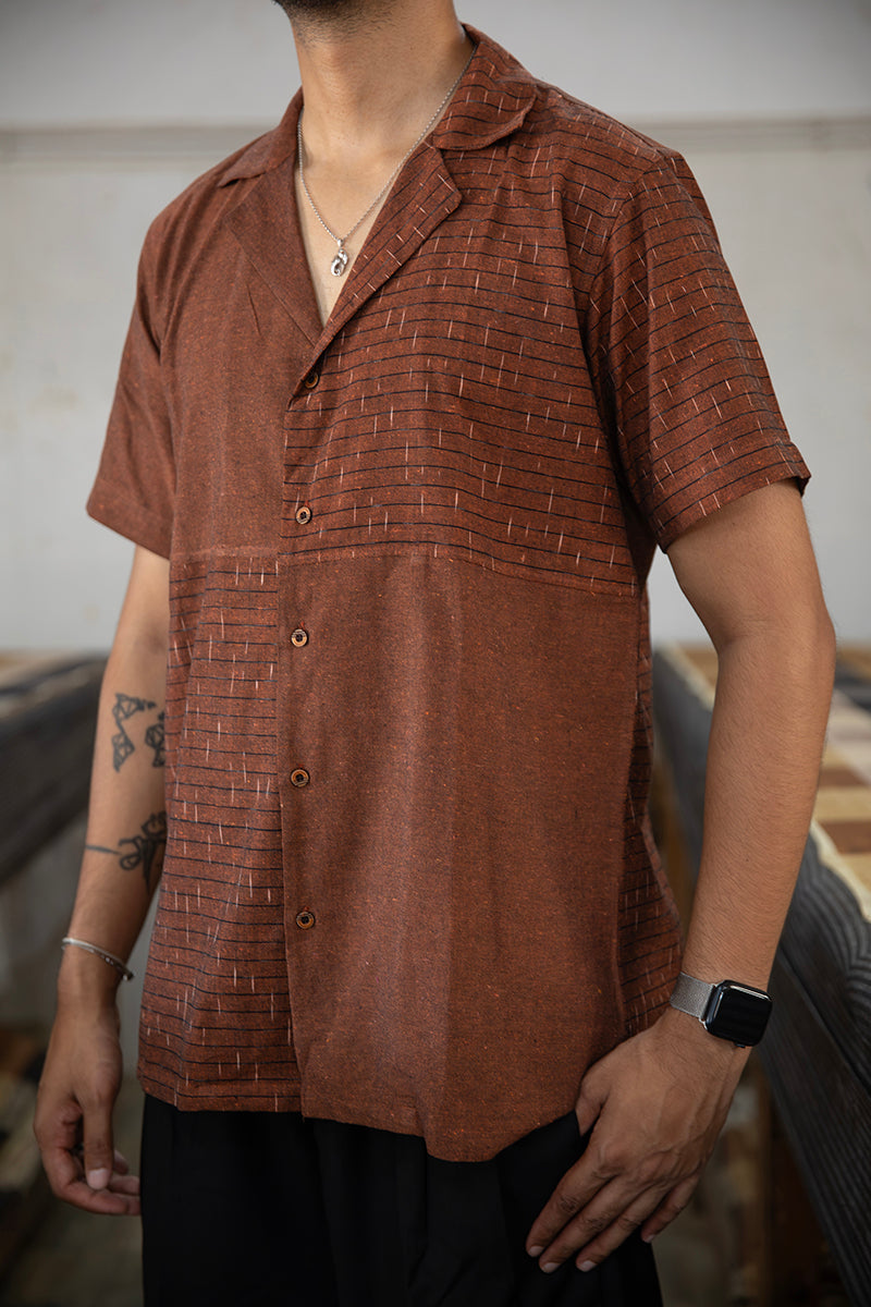 Mitti pure cotton ikat shirt