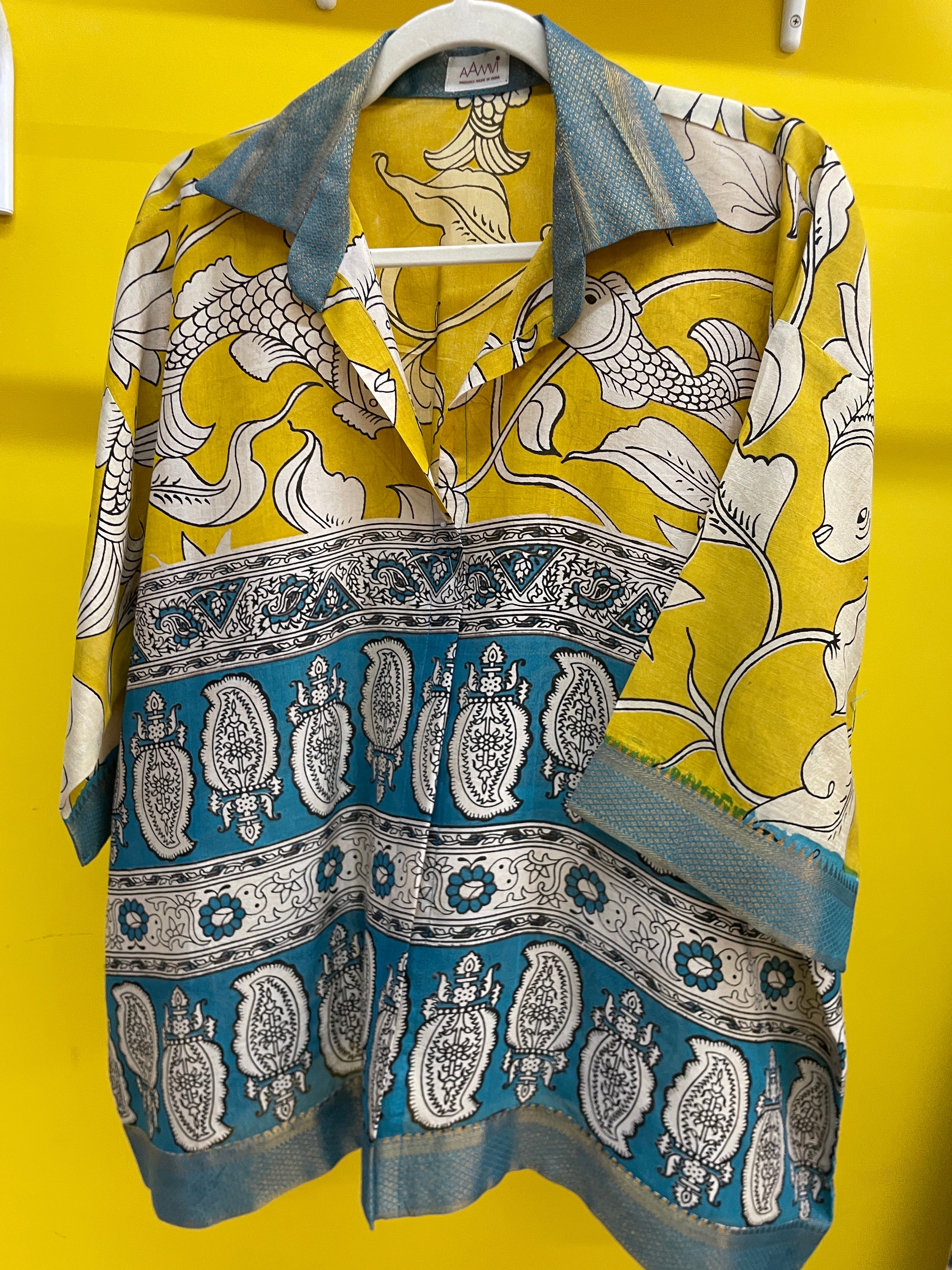 Kalamkari silk shirt - 4