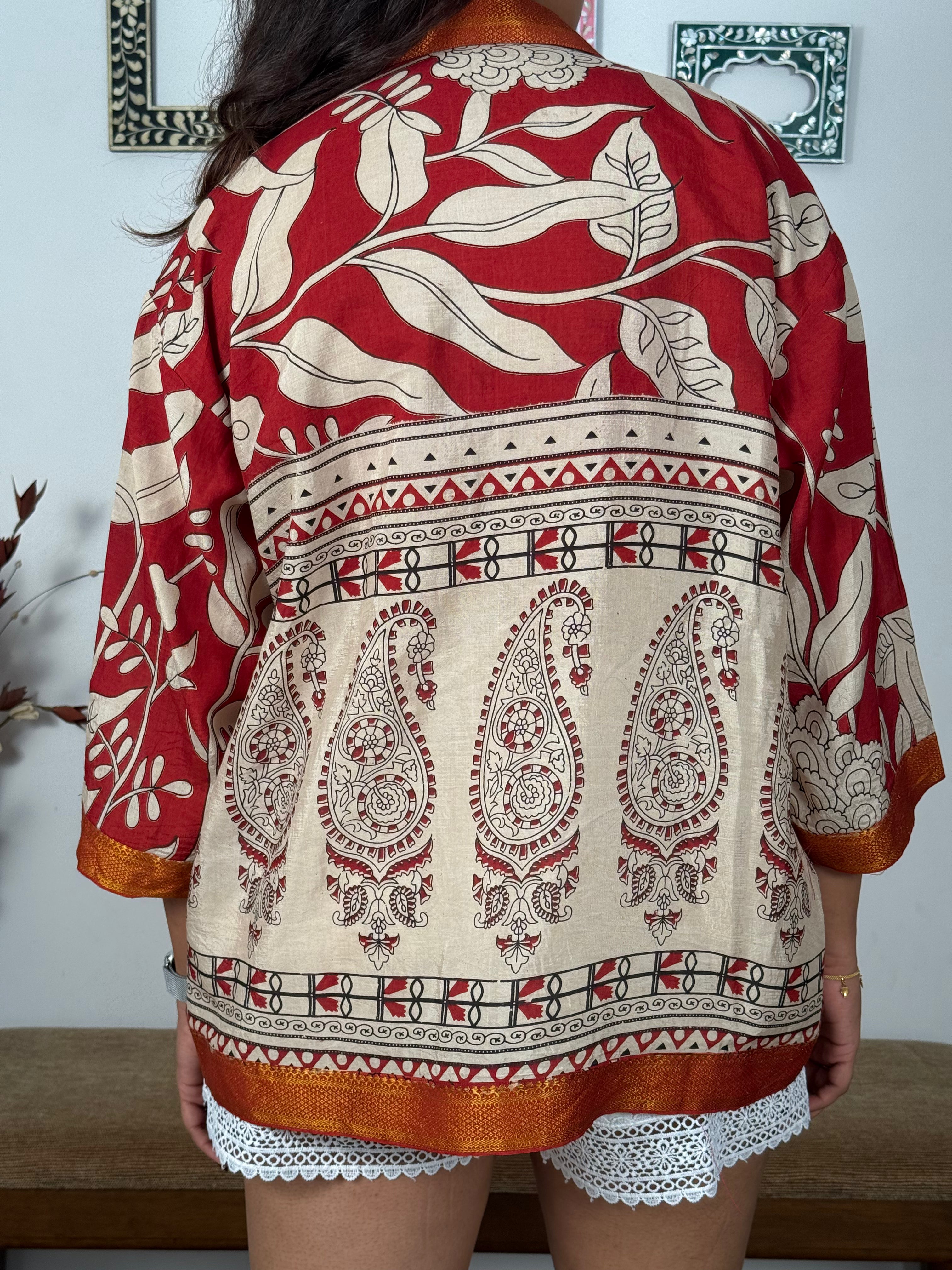 Kalamkari silk shirt - 1