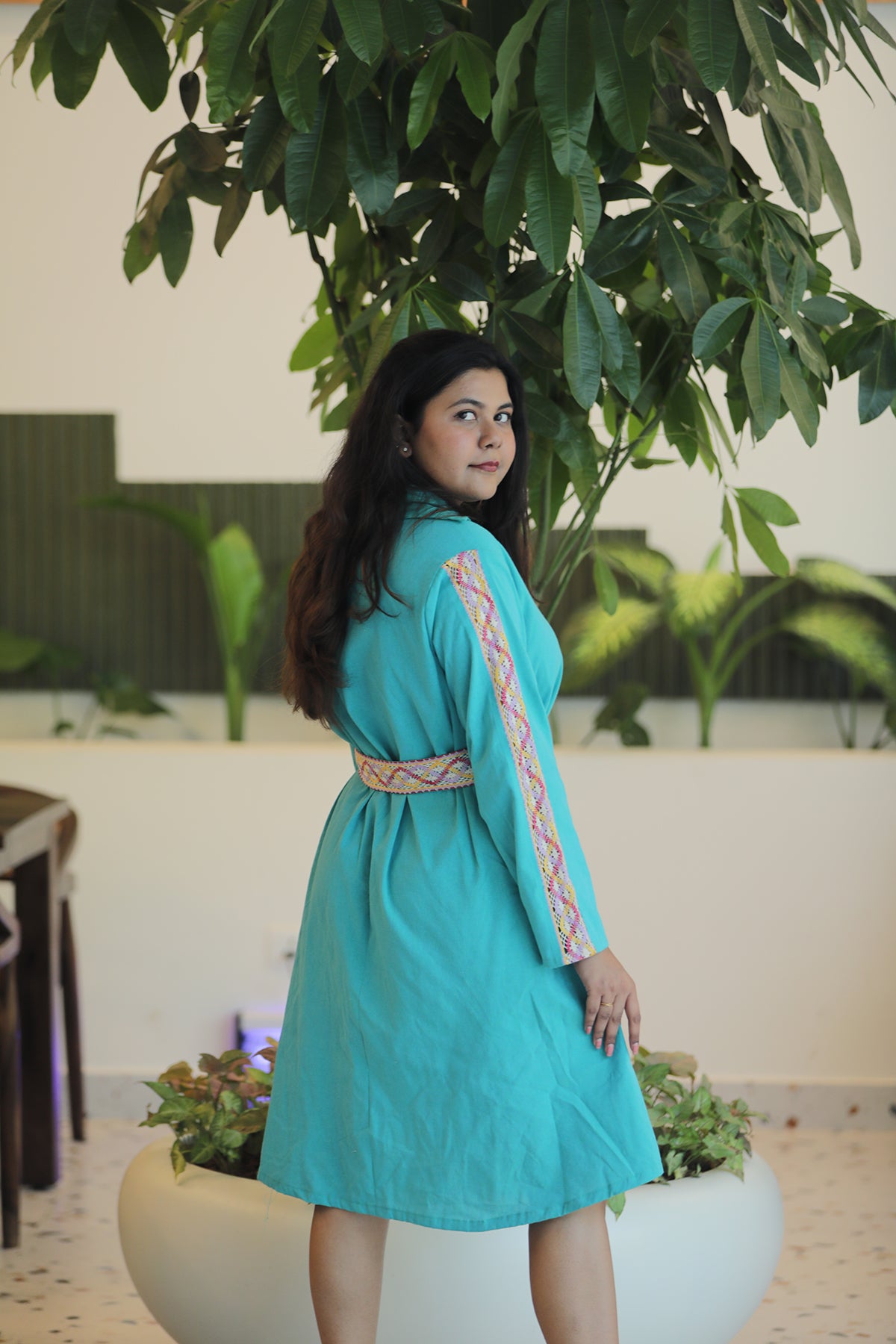 Out and about shirt dress