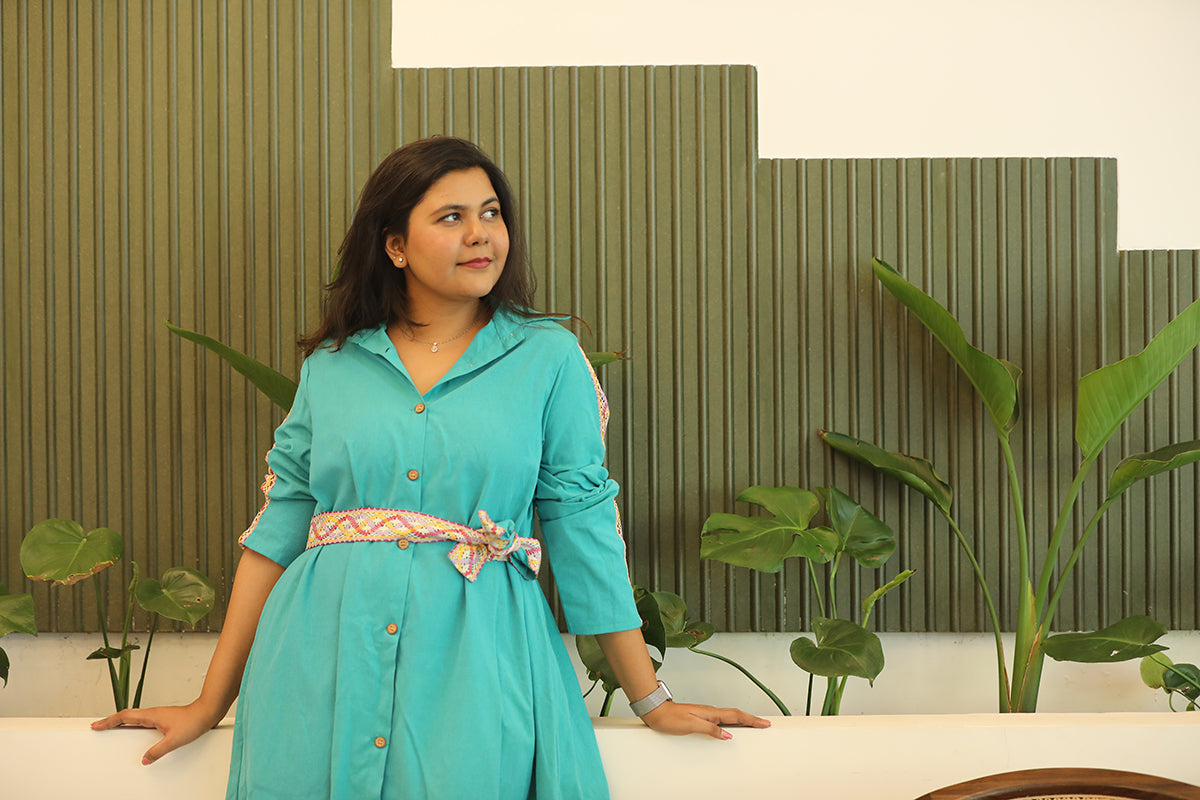 Out and about shirt dress
