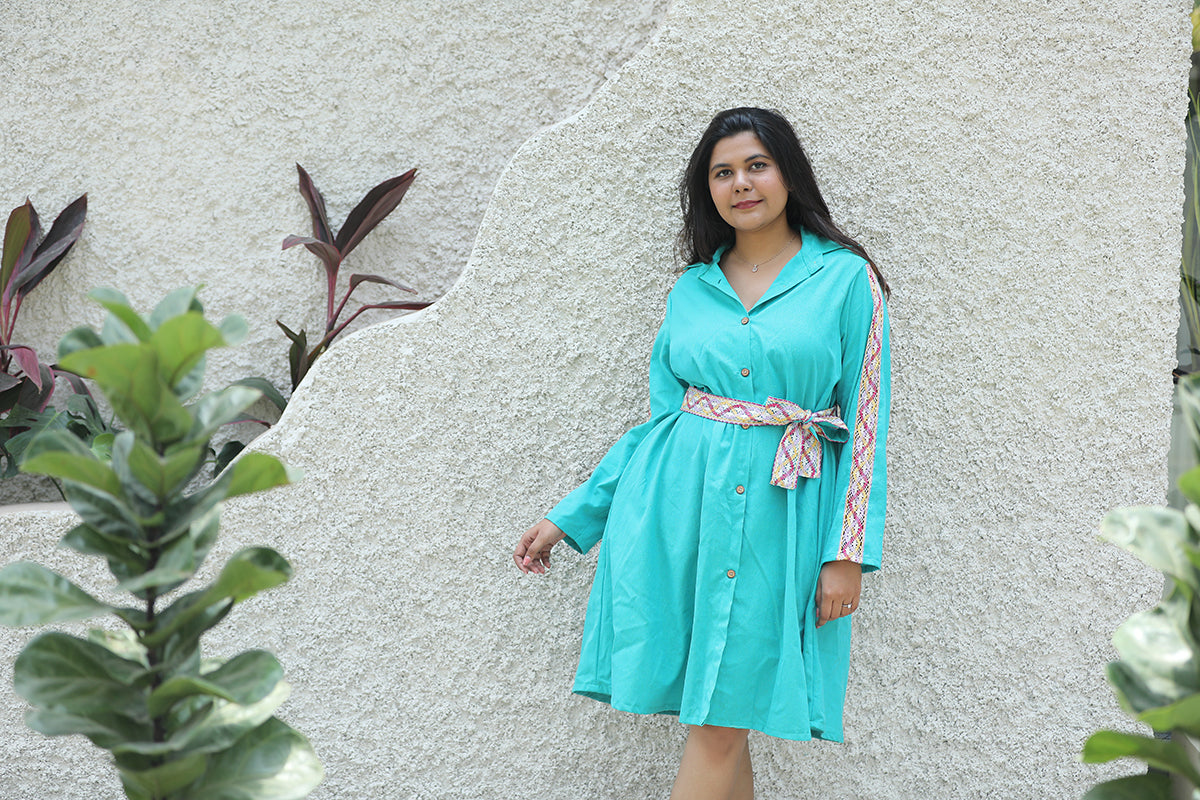 Out and about shirt dress