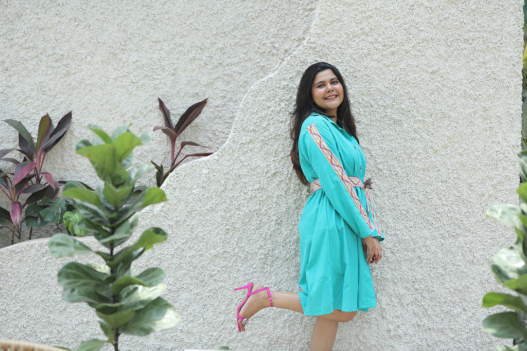 Out and about shirt dress