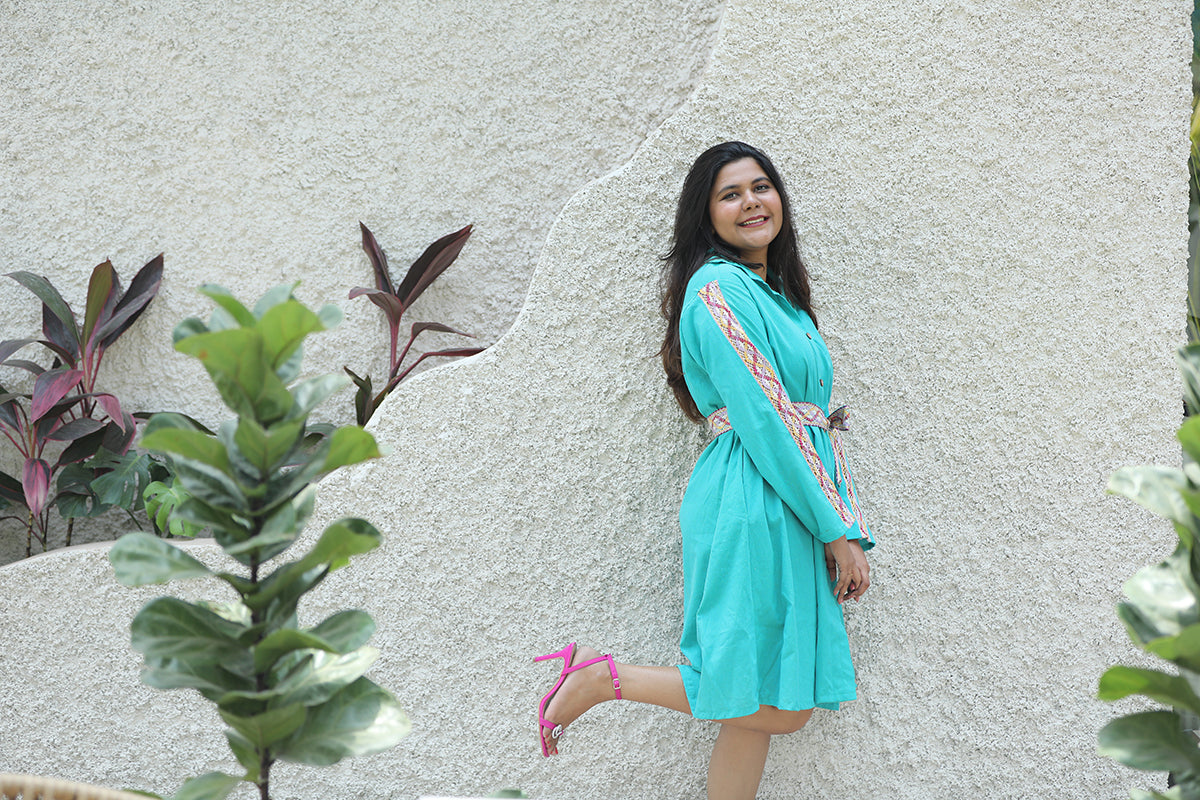 Out and about shirt dress