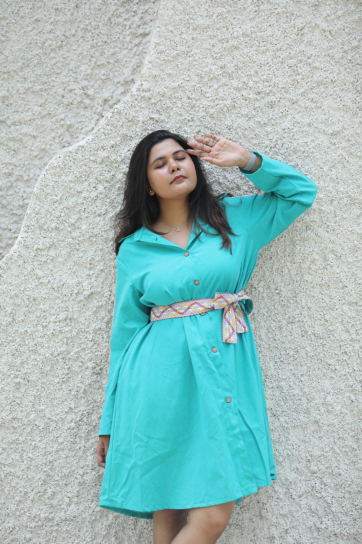 Out and about shirt dress