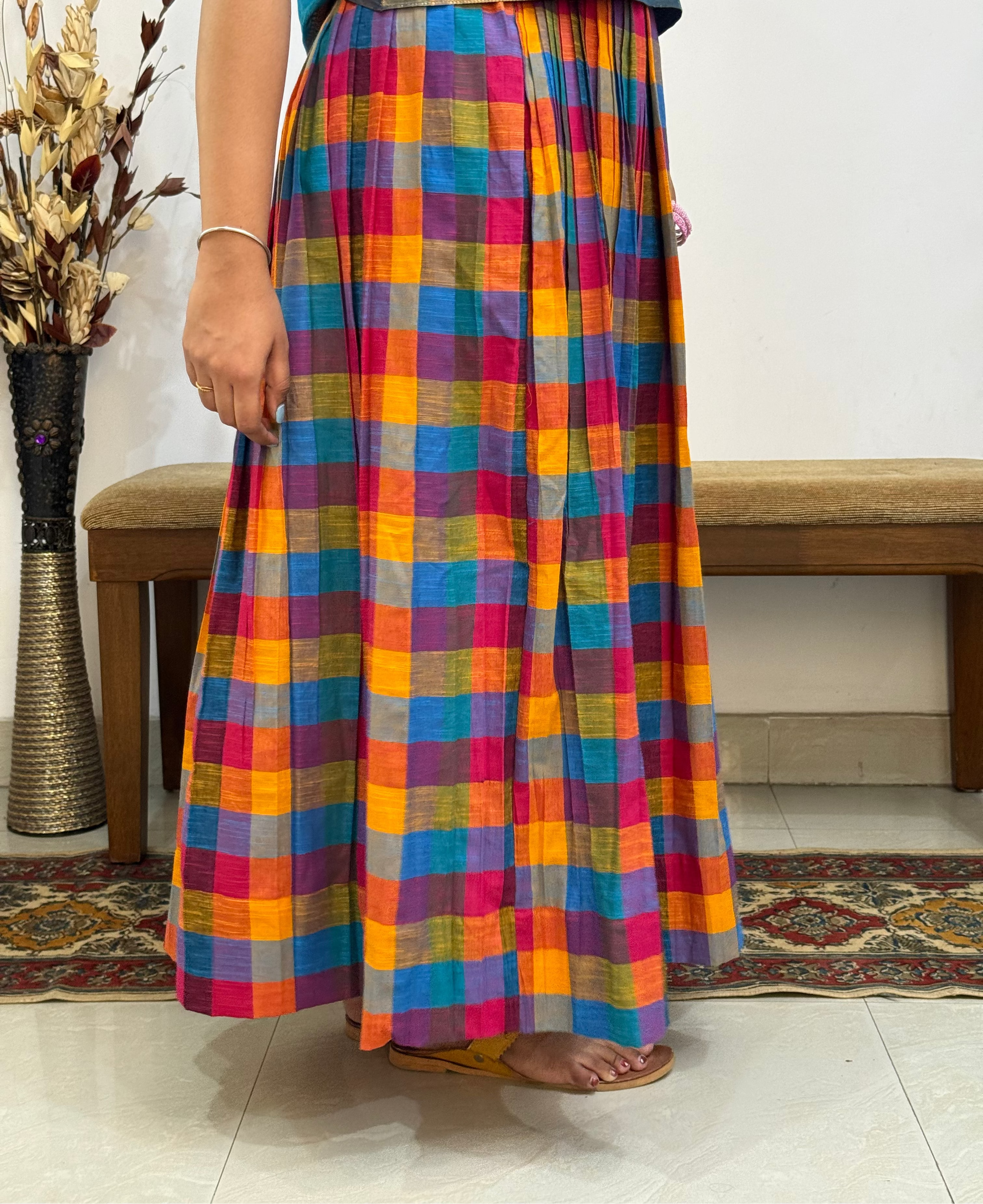 Rangeela Maxi skirt waistcoat  set