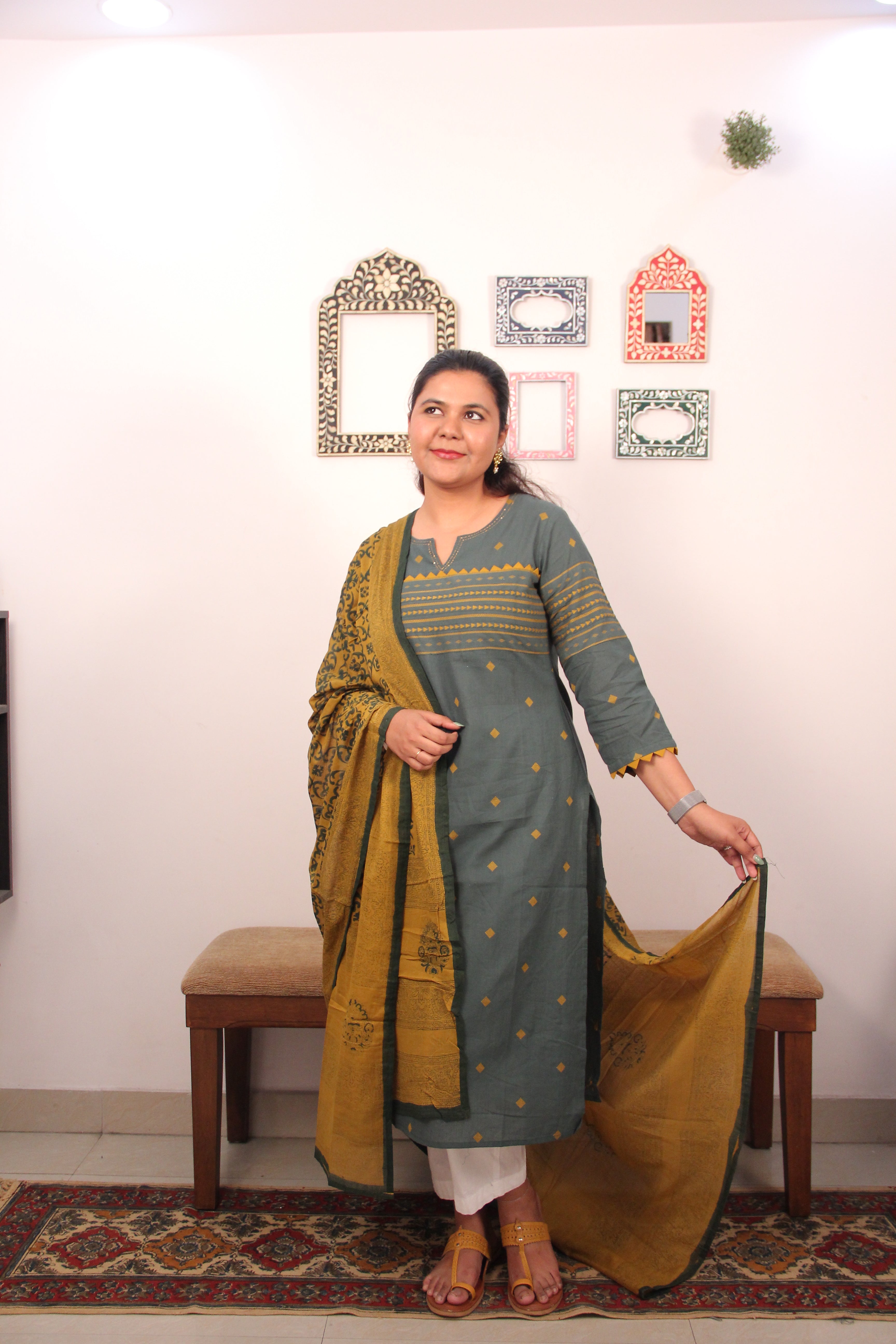 Aastha kurta and duppatta set
