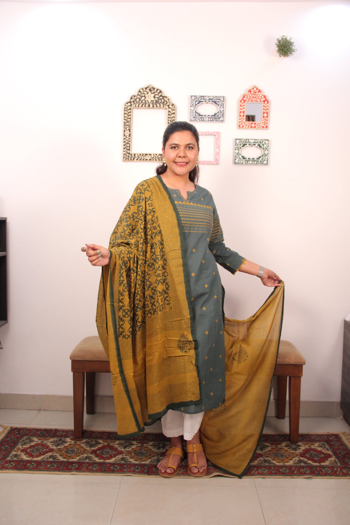 Aastha kurta and duppatta set