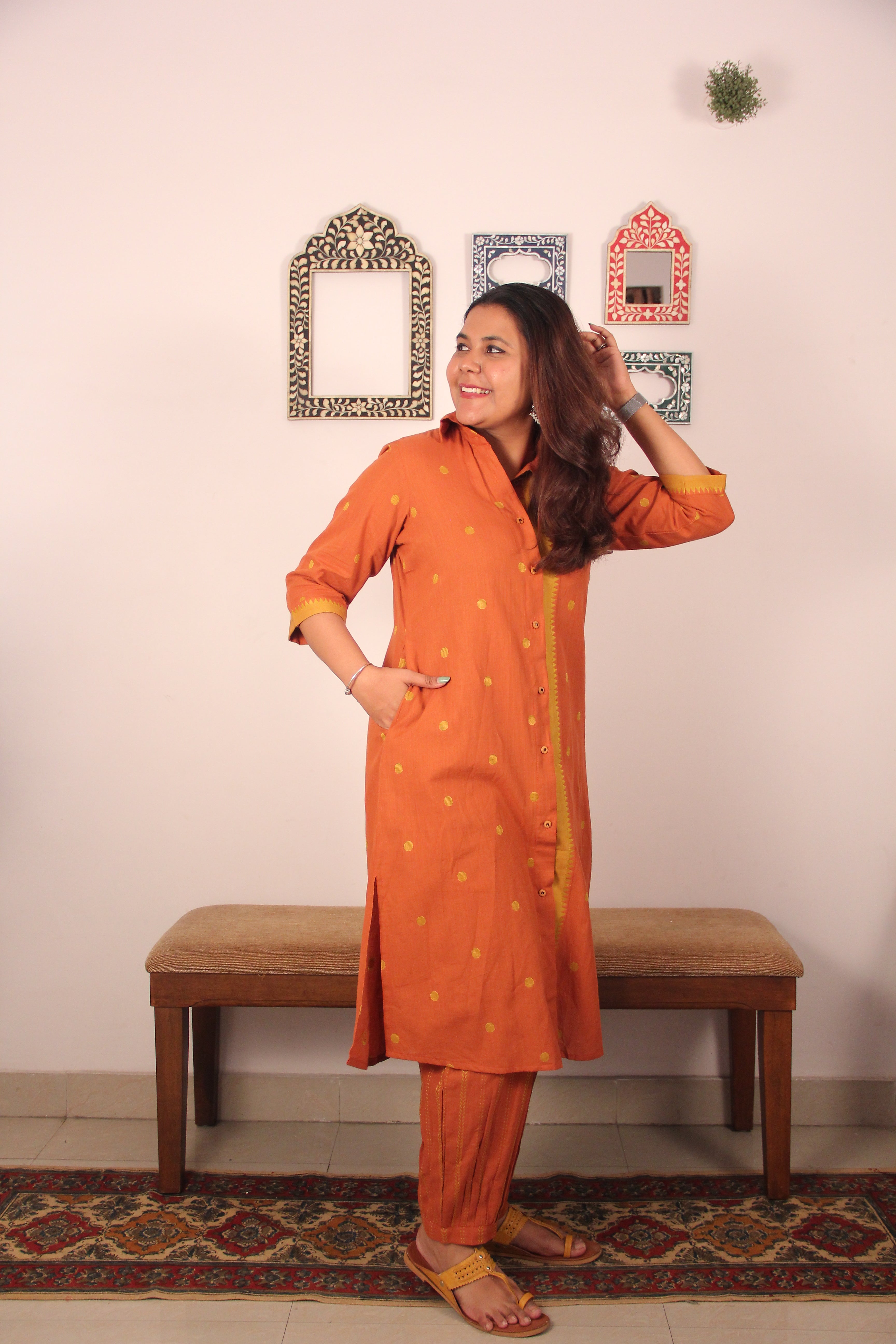 Ira pure cotton co-ord set