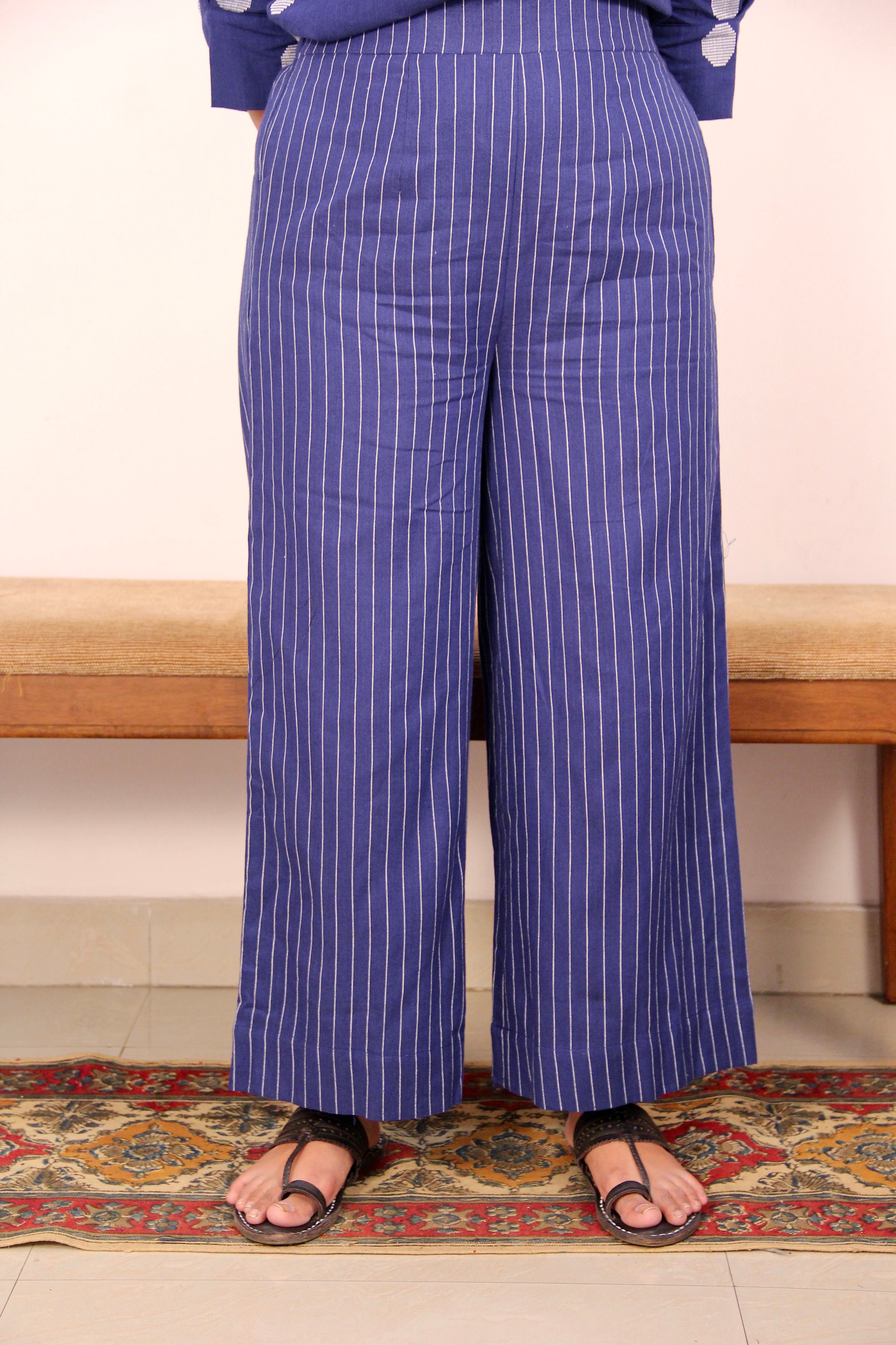 Ruhi pure cotton wide leg pants