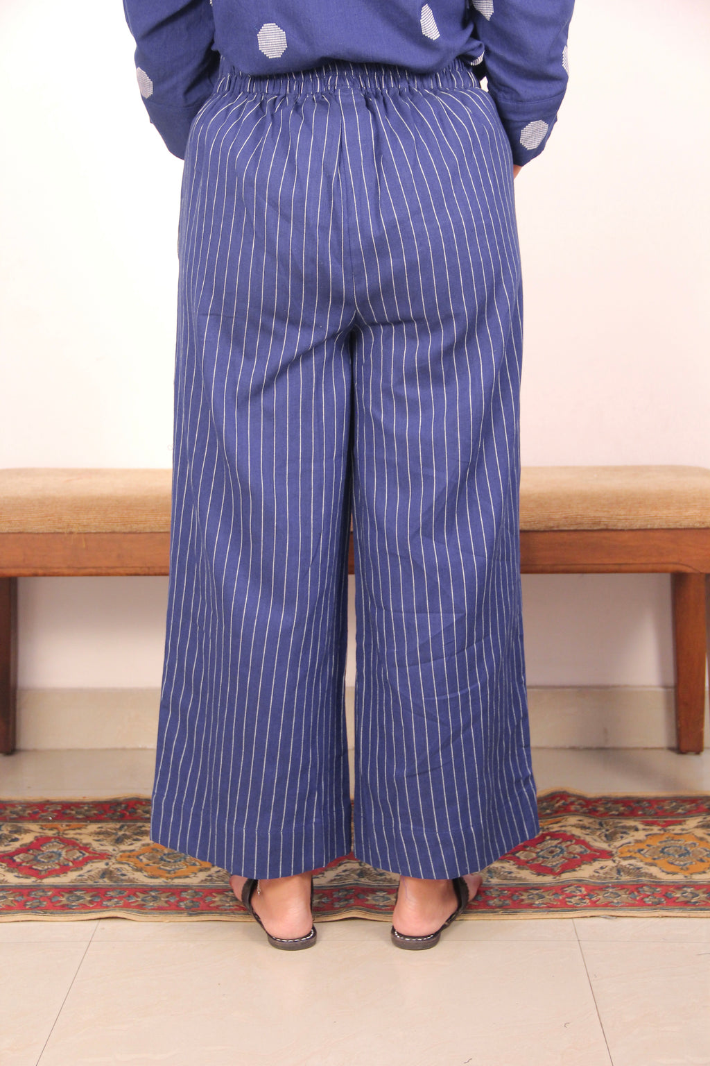 Ruhi pure cotton wide leg pants