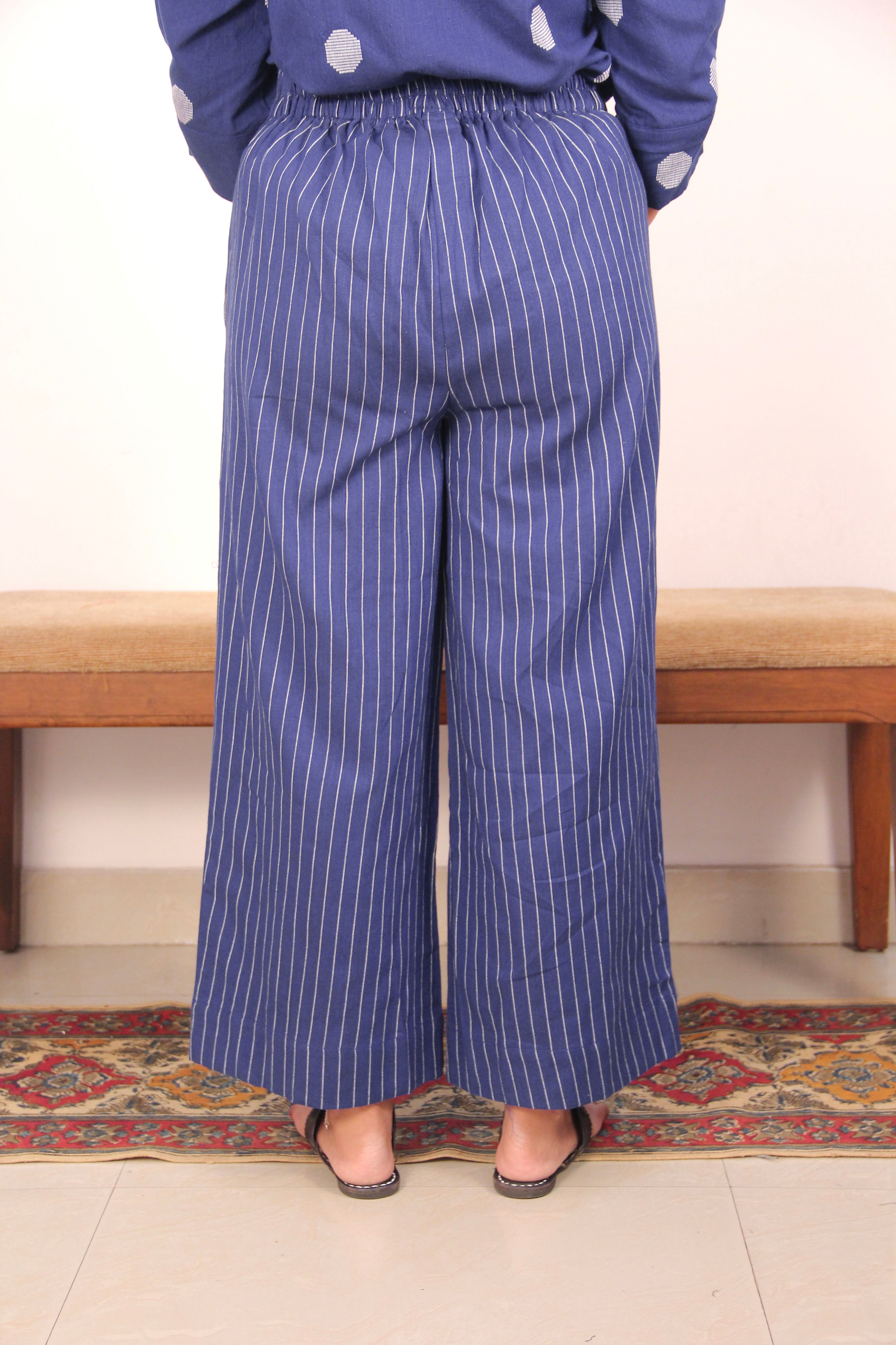 Ruhi pure cotton wide leg pants