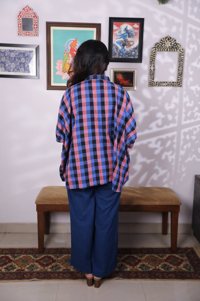 Handloom Kala cotton anti-fit shirt
