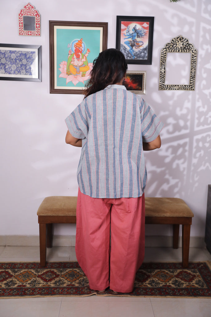 Handloom Kala cotton anti-fit shirt - 2