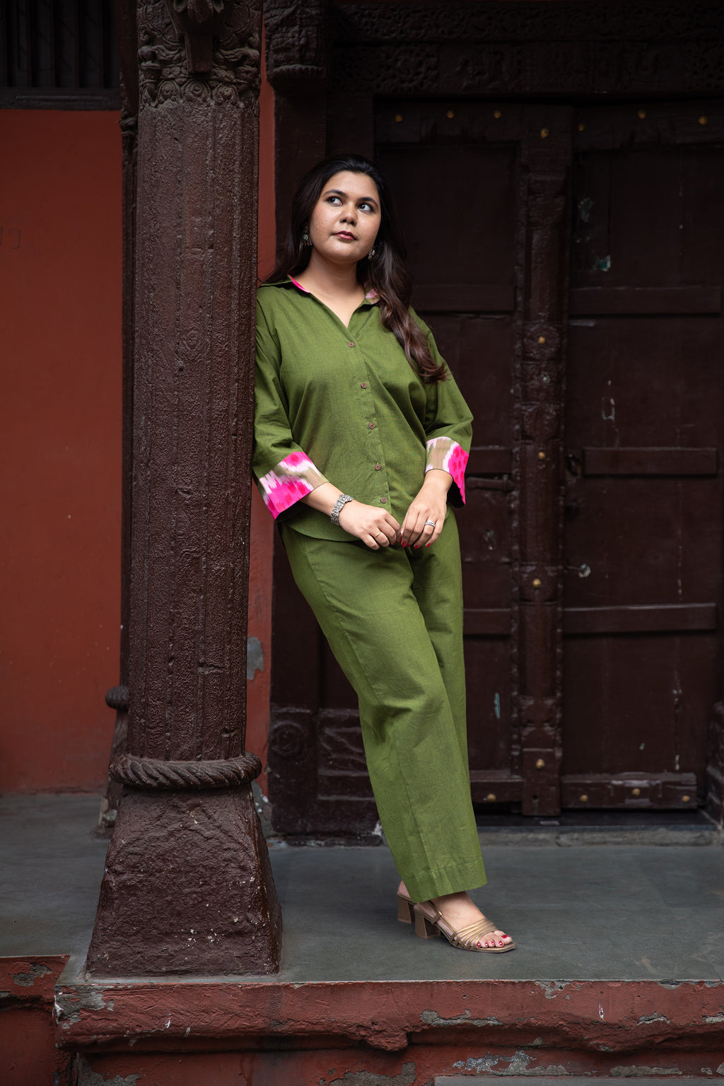 Anaar Handloom Ikat Shirt
