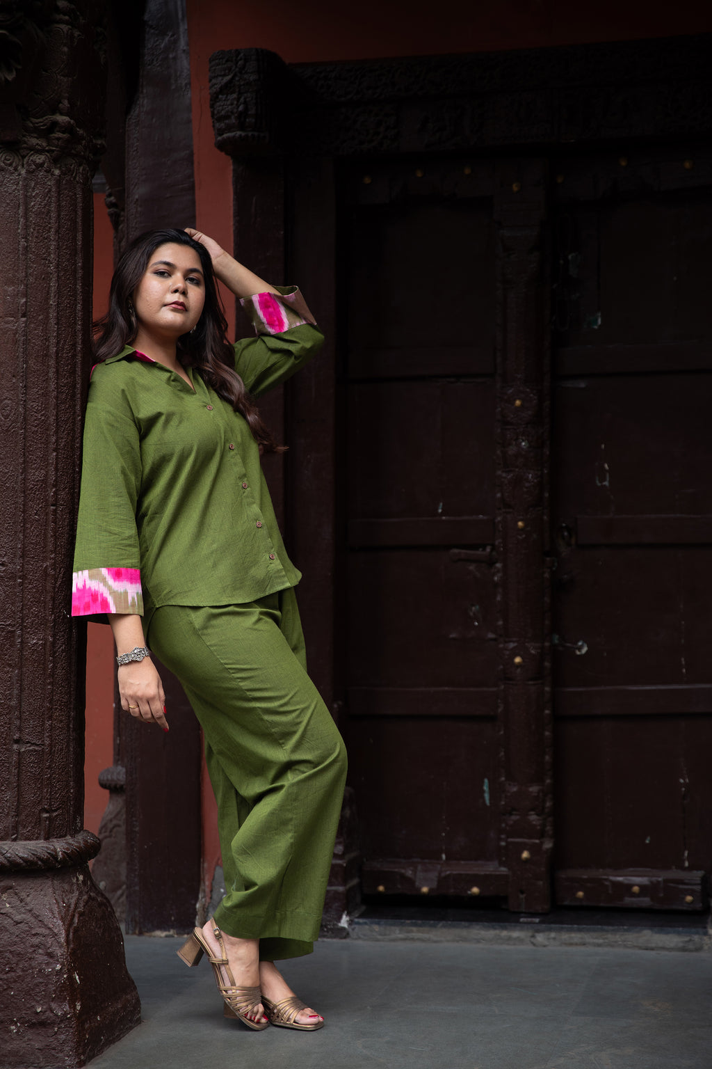 Anaar Handloom Ikat Shirt