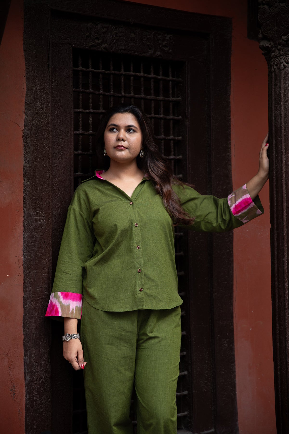 Anaar Handloom Ikat Shirt