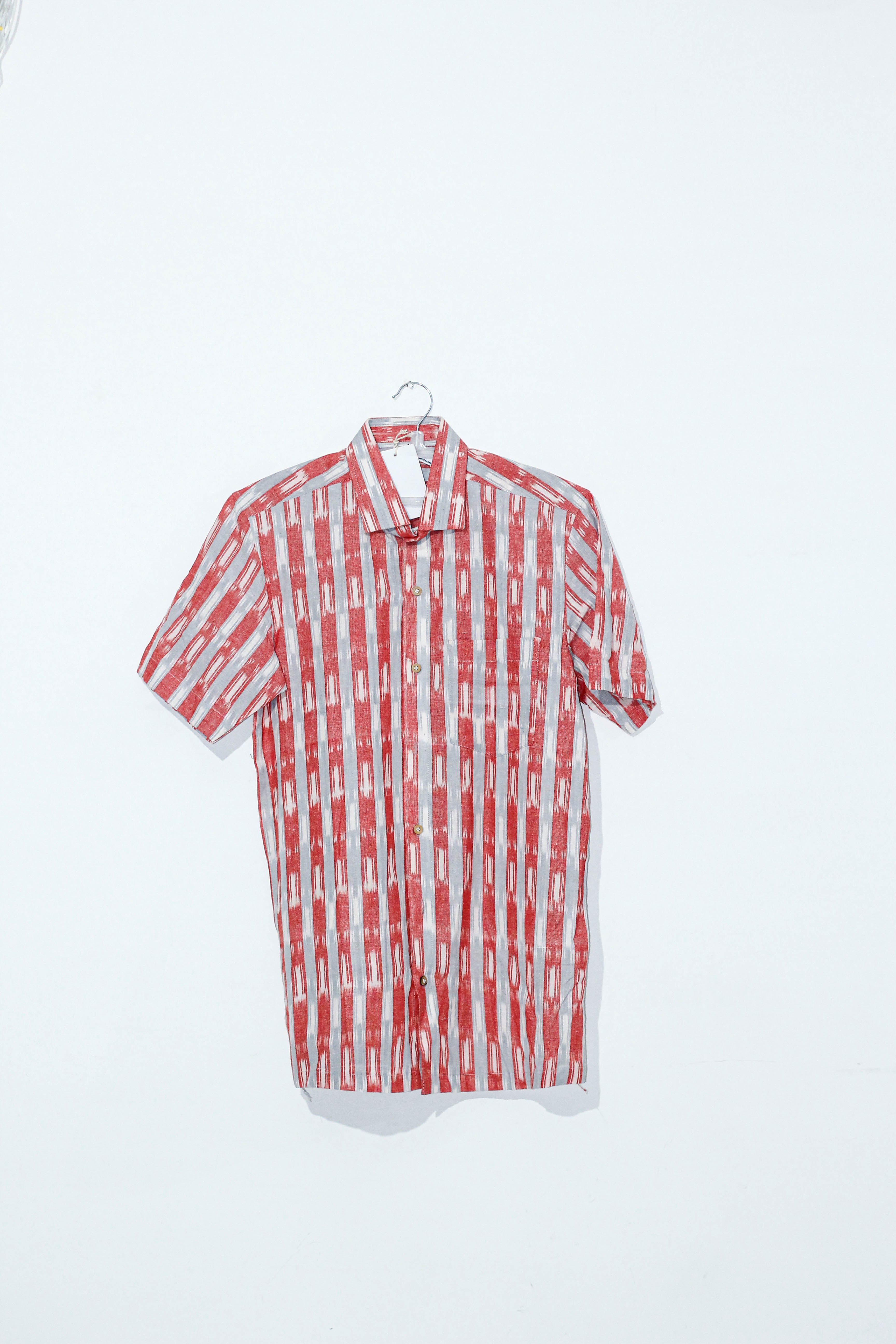 Cotton handloom ikat shirt - Size 42