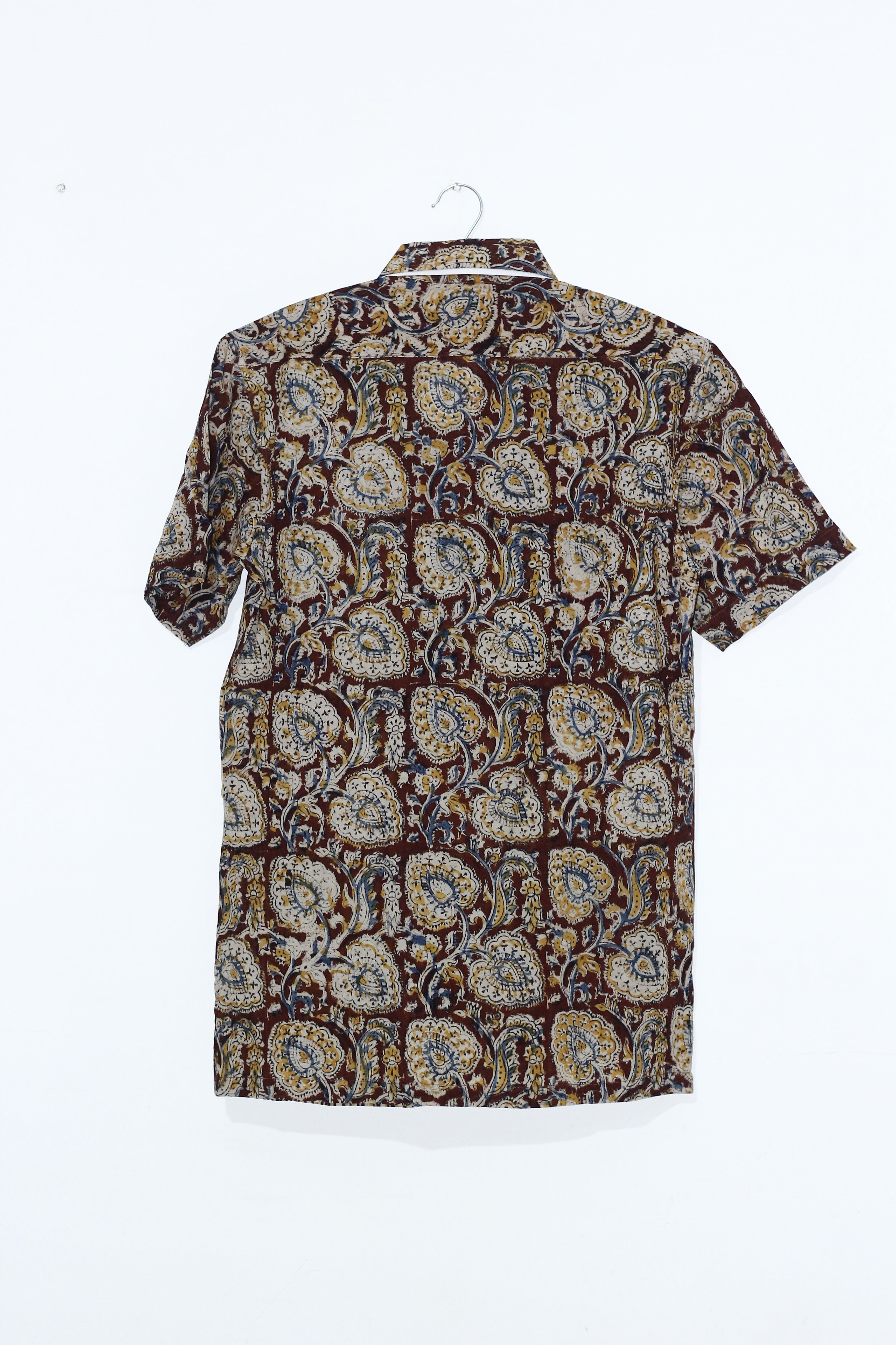 Cotton kalamkari handblock shirt - Size 42